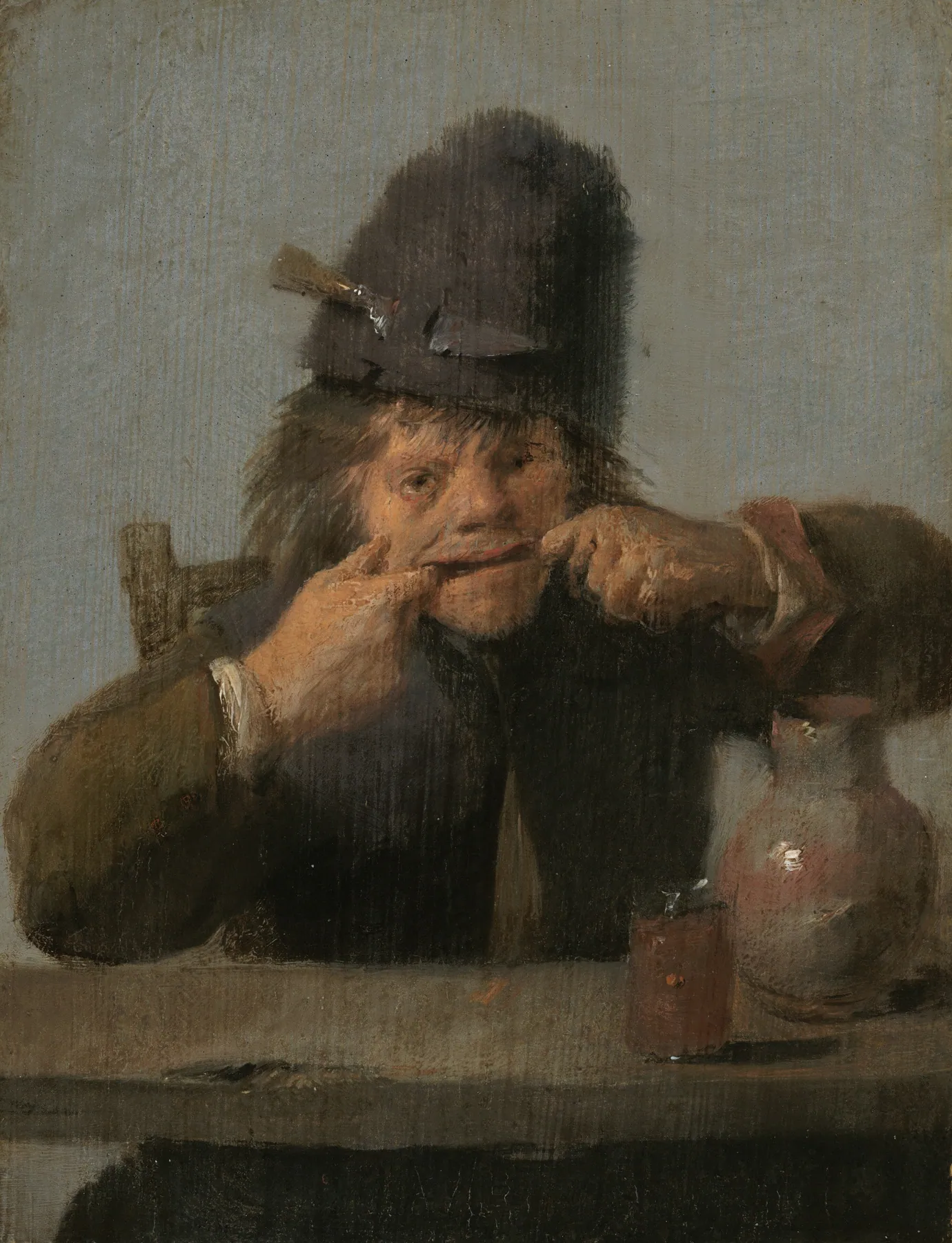 Joven haciendo una mueca, de Adriaen Brouwer