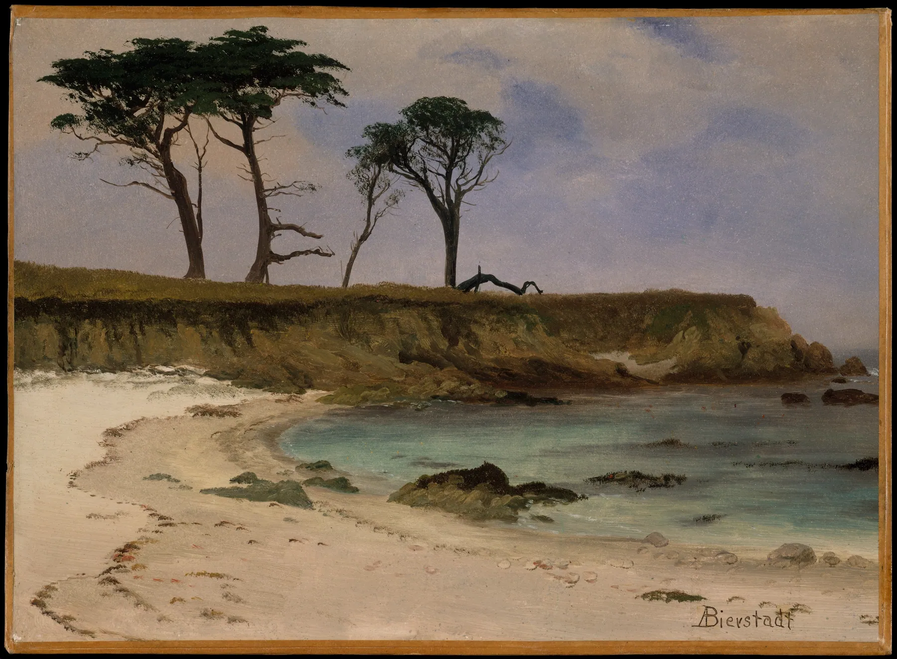 Cala marina, de Albert Bierstadt