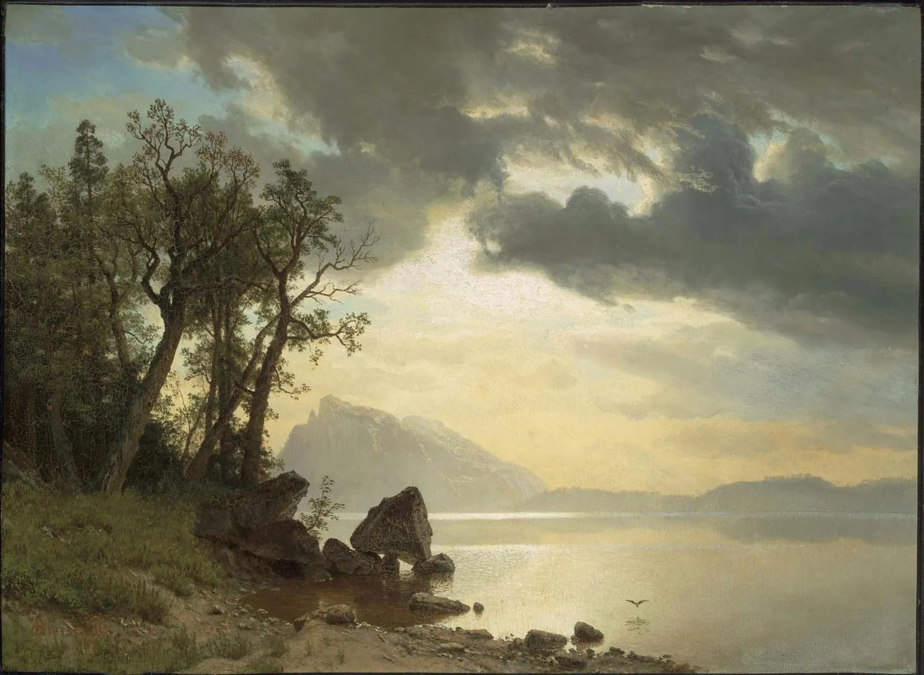 Lago Tahoe, de Albert Bierstadt