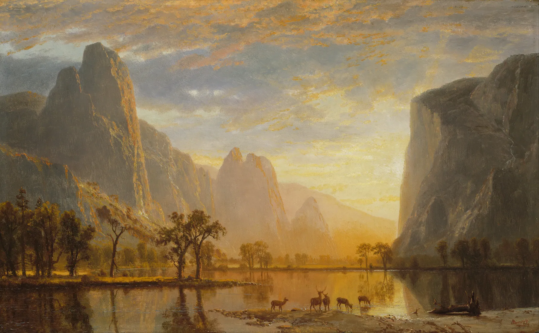 Valle del Yosemite, de Albert Bierstadt