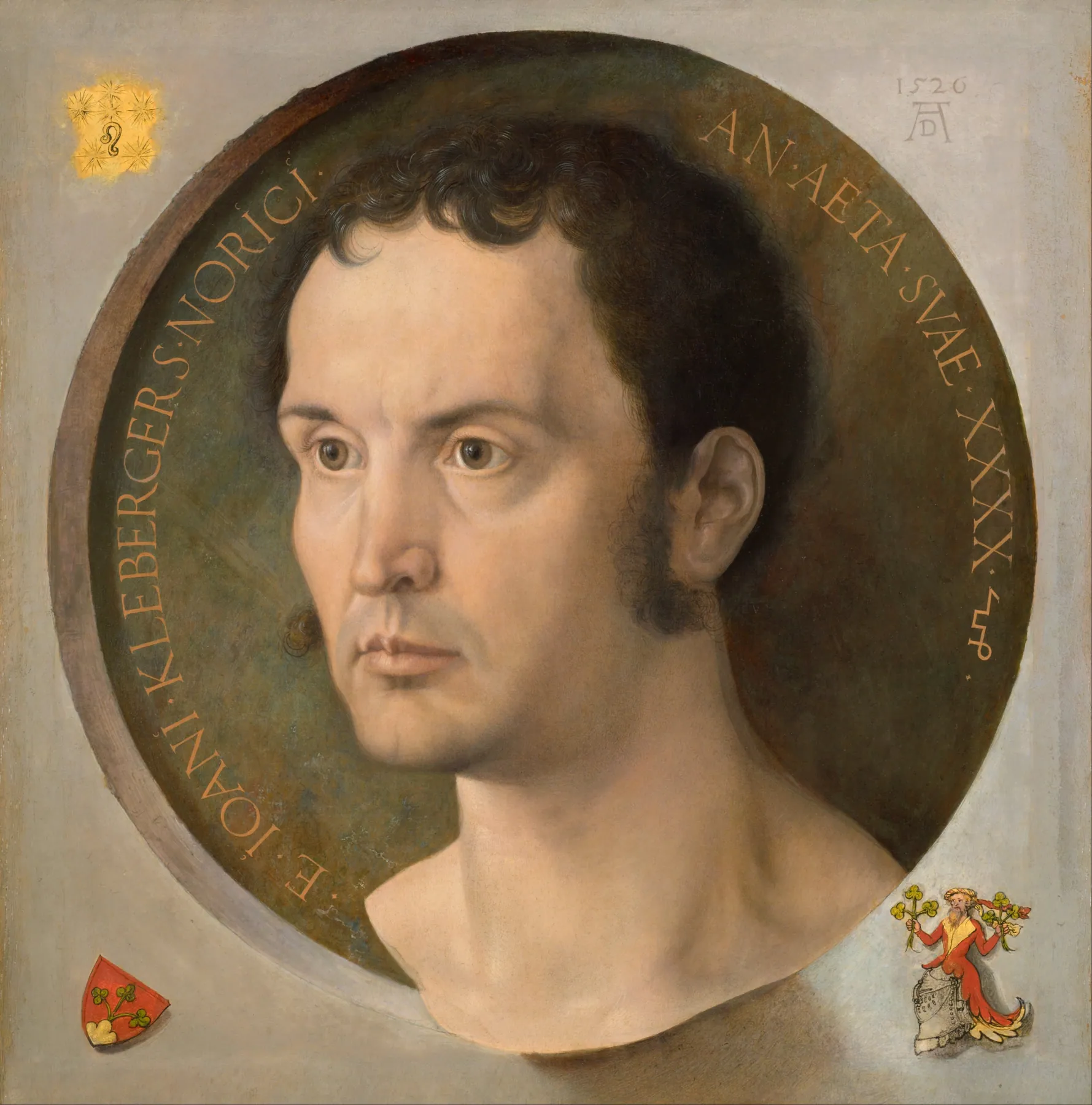 Retrato de Johann Kleberger, de Alberto Durero