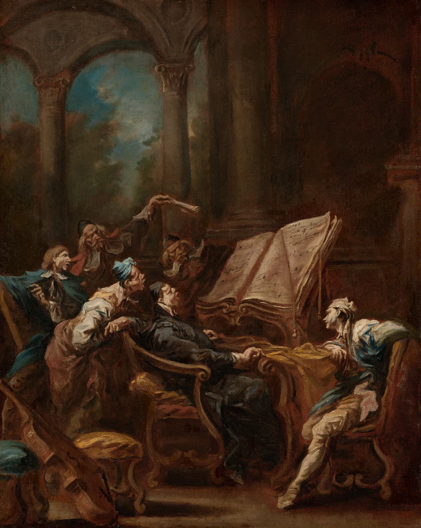 Los coristas, de Alessandro Magnasco