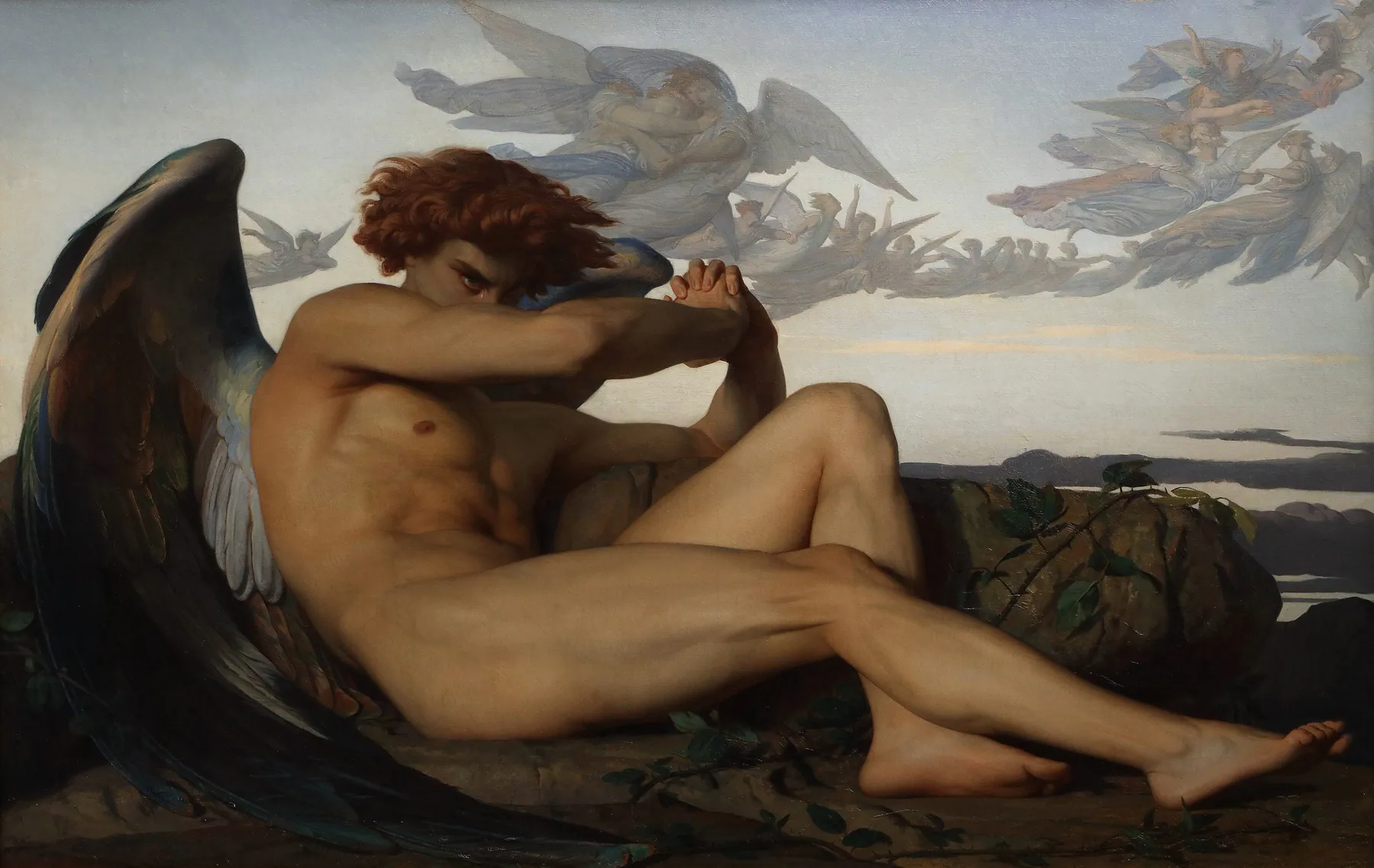 El ángel caído, de Alexandre Cabanel
