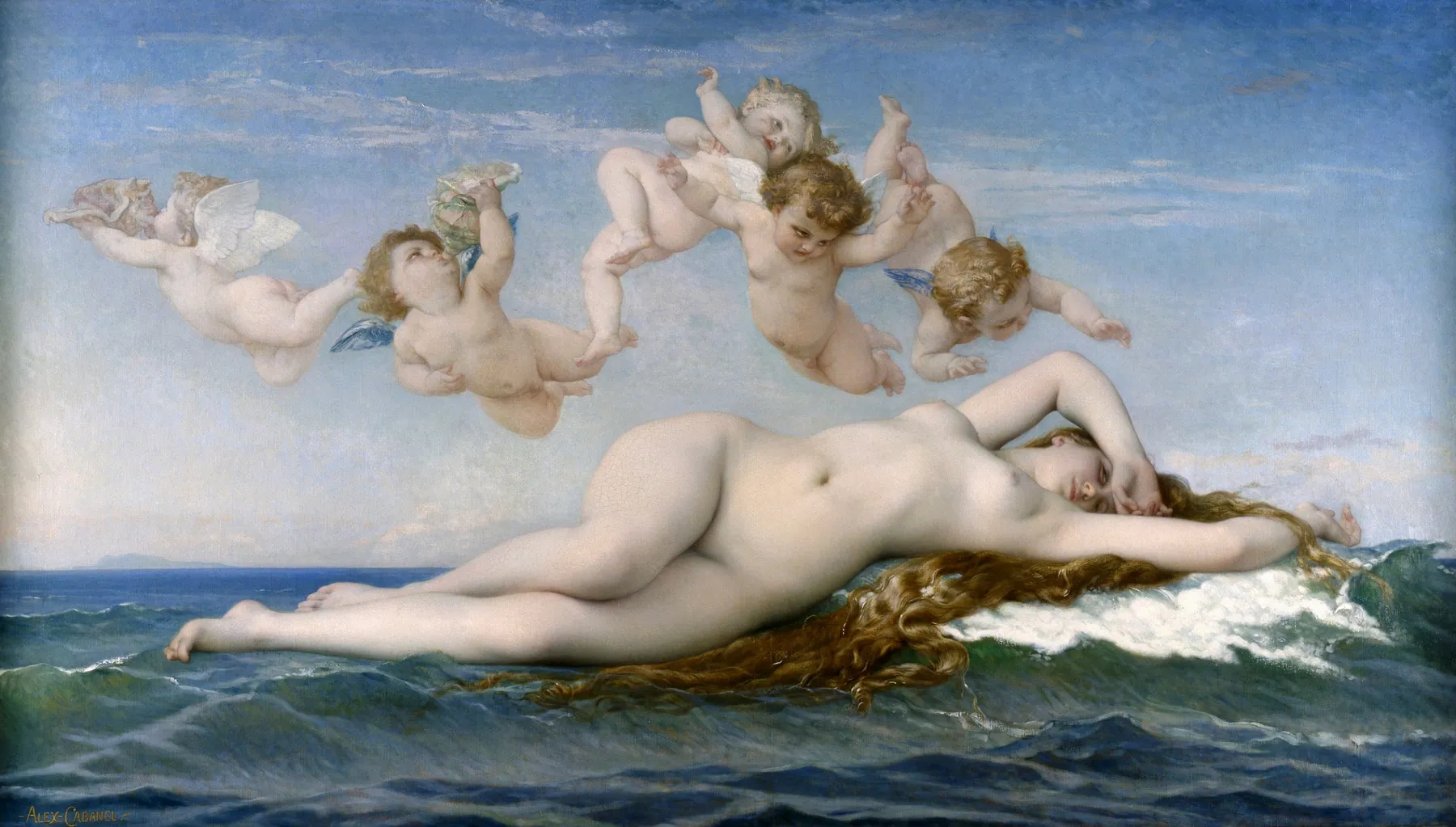 El nacimiento de Venus, de Alexandre Cabanel