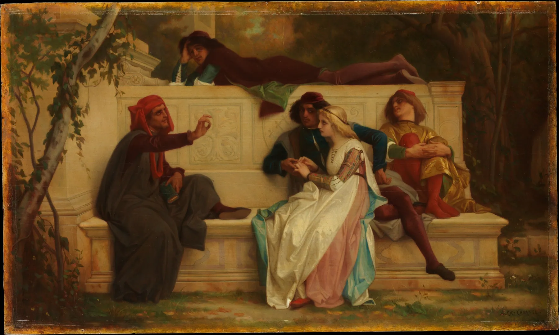 Poeta florentino, de Alexandre Cabanel