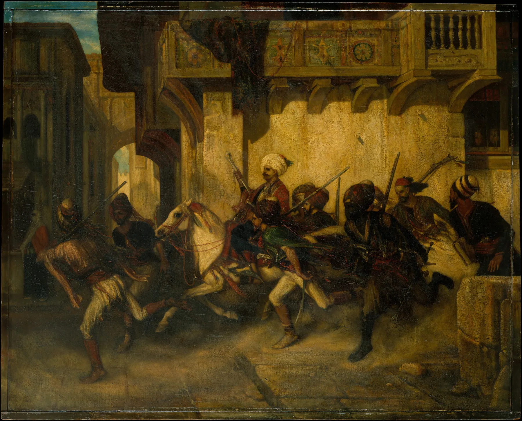 La patrulla turca, de Alexandre-Gabriel Decamps