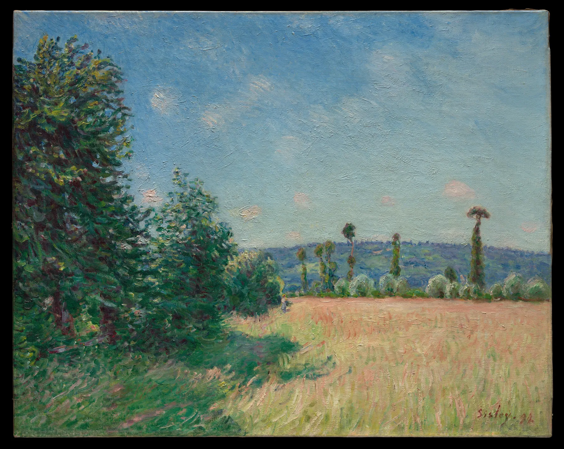 Los prados de Sahurs al sol de la mañana, de Alfred Sisley