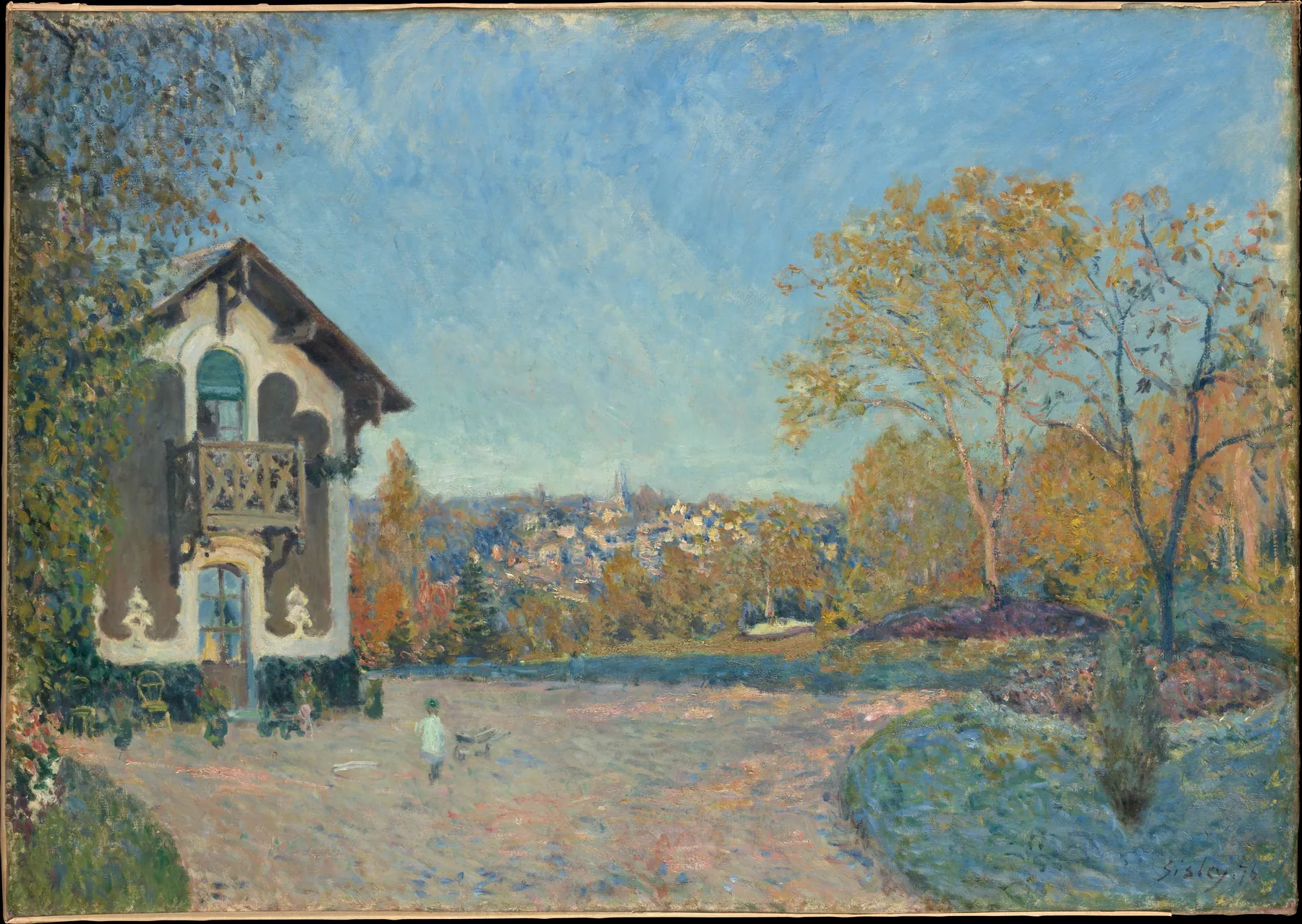 Vista de Marly-le-Roi desde Coeur-Volant, de Alfred Sisley