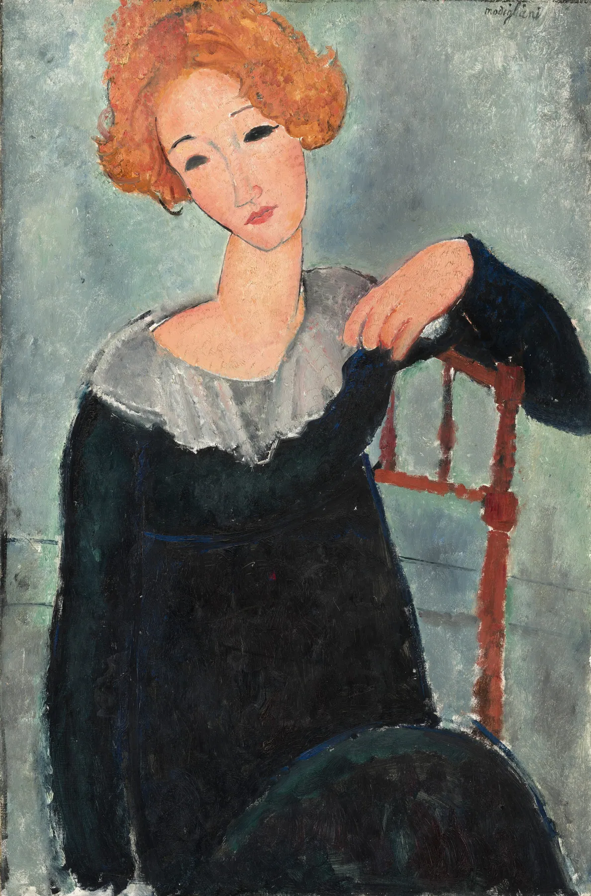 Mujer pelirroja, de Amedeo Modigliani
