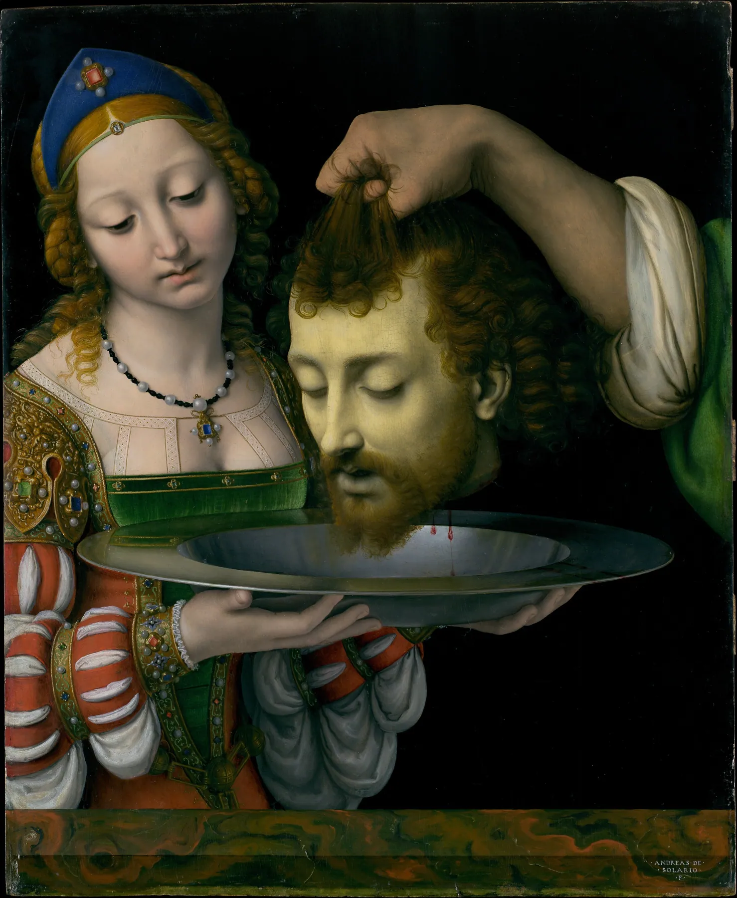 Salomé con la cabeza de san Juan Bautista, de Andrea Solario
