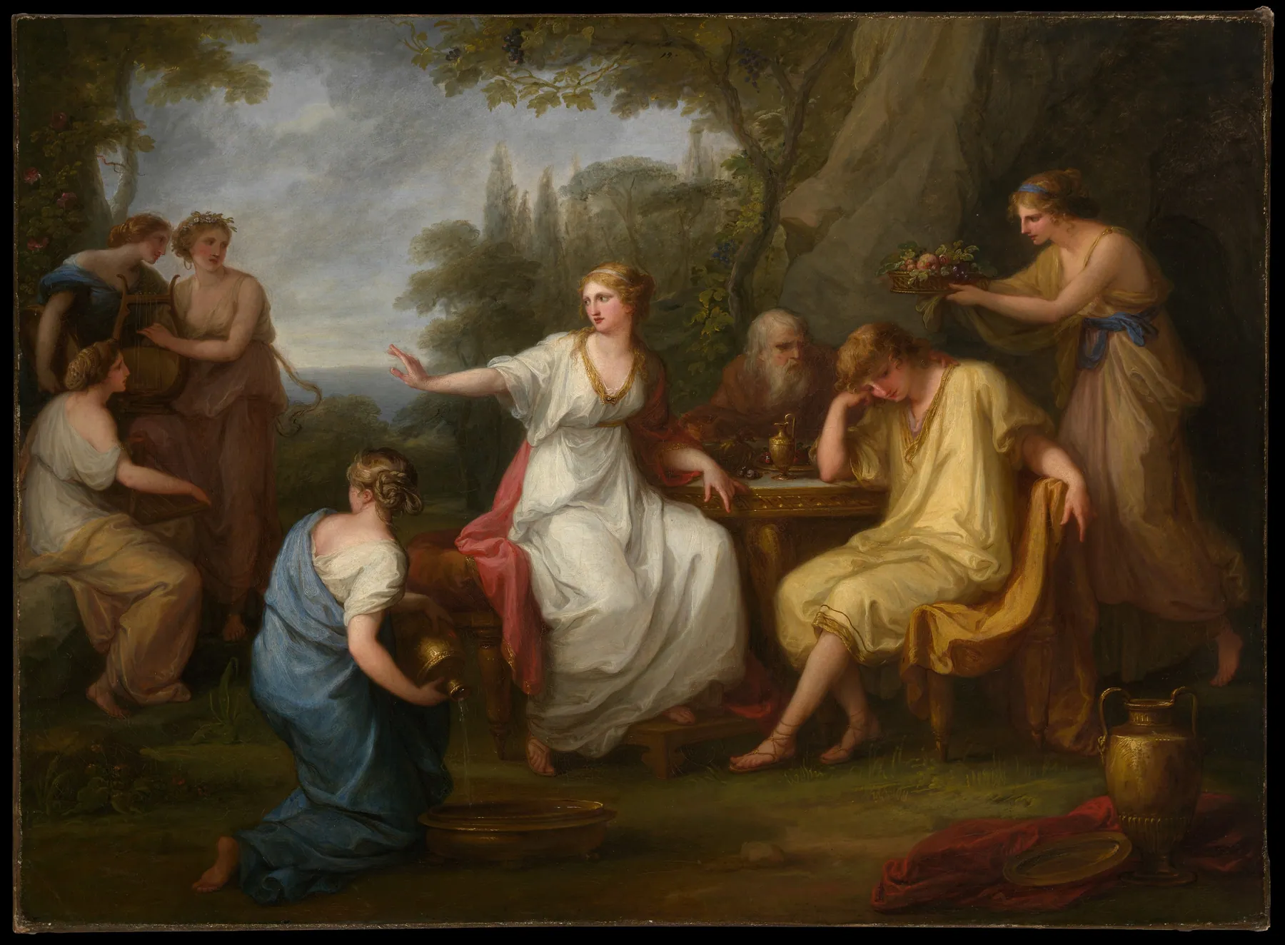 El dolor de Telémaco, de Angelica Kauffmann