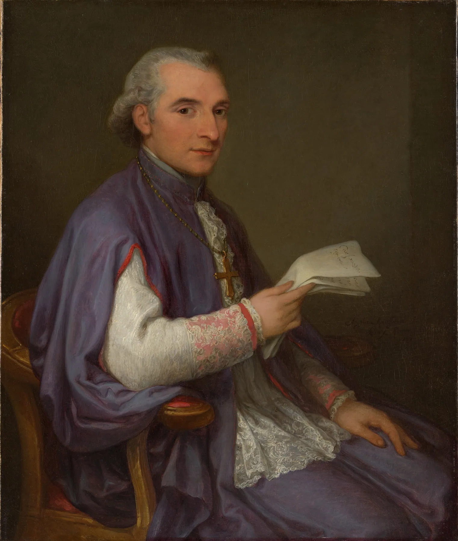 Monseñor Giuseppe Spina (1756-1828), de Angelica Kauffmann