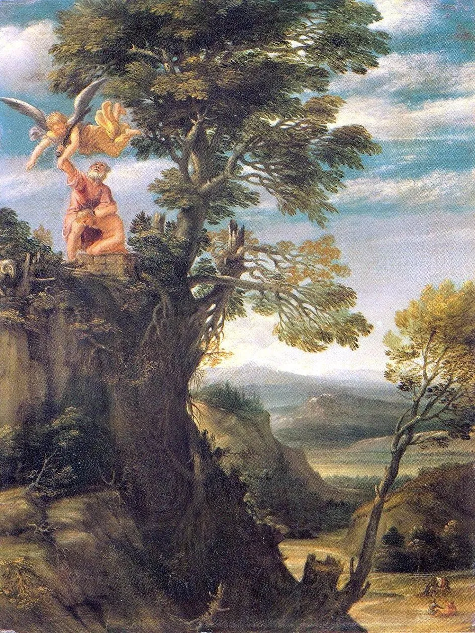 El sacrificio de Isaac, de Annibale Carracci
