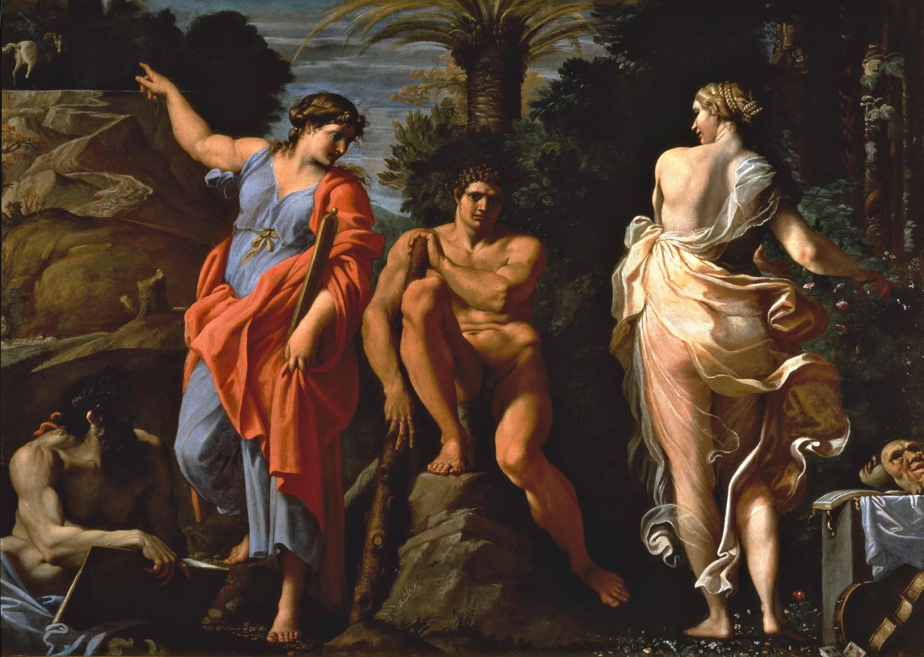 Hércules en la encrucijada, de Annibale Carracci