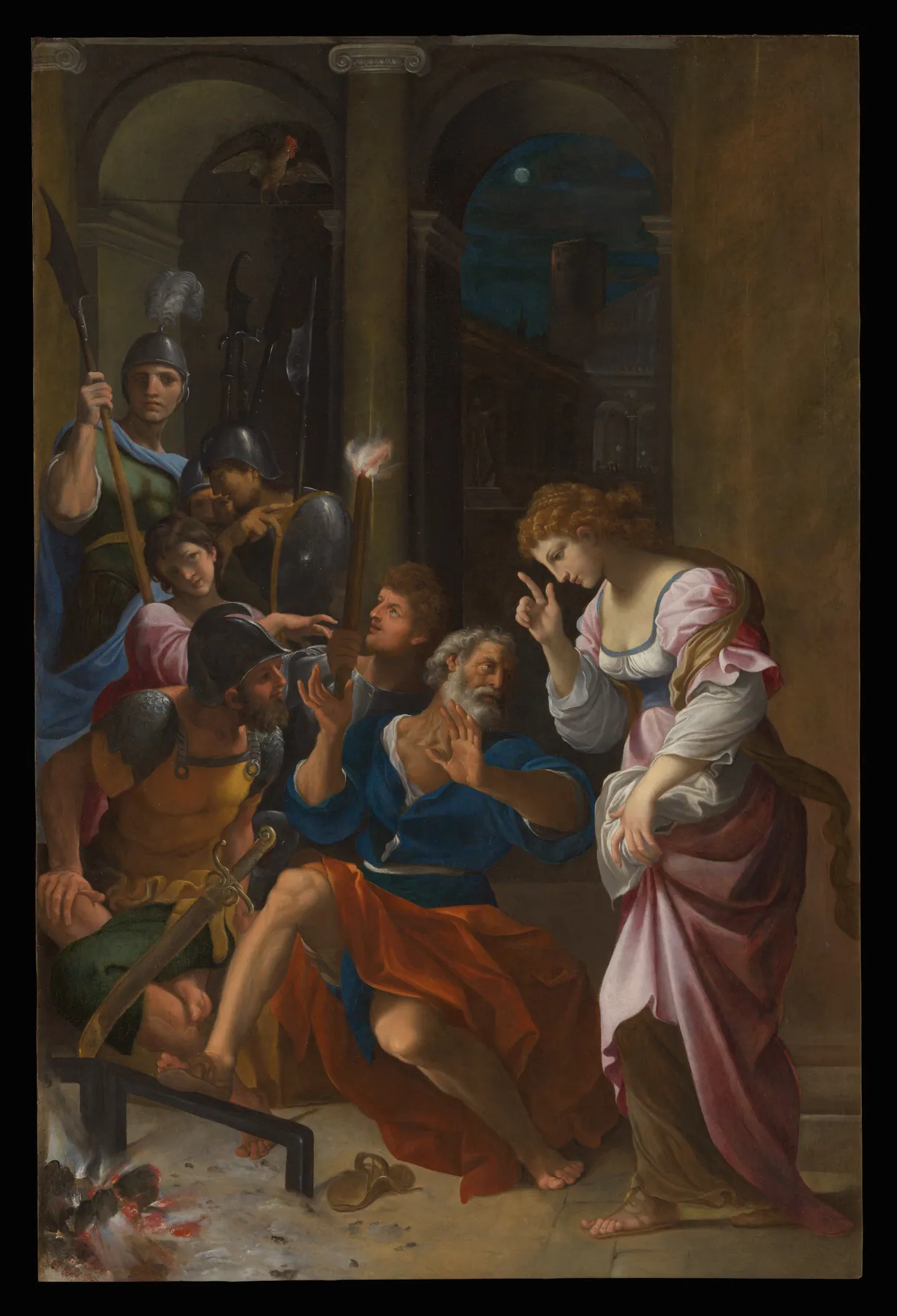 La negación de san Pedro, de Annibale Carracci