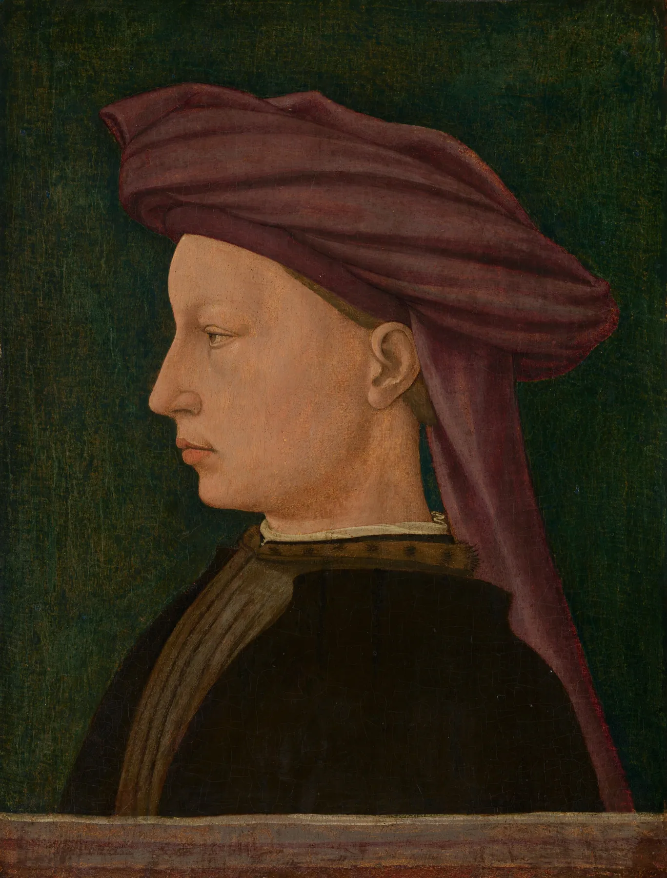 Retrato de perfil de un joven, de Anónimo florentino del siglo XV