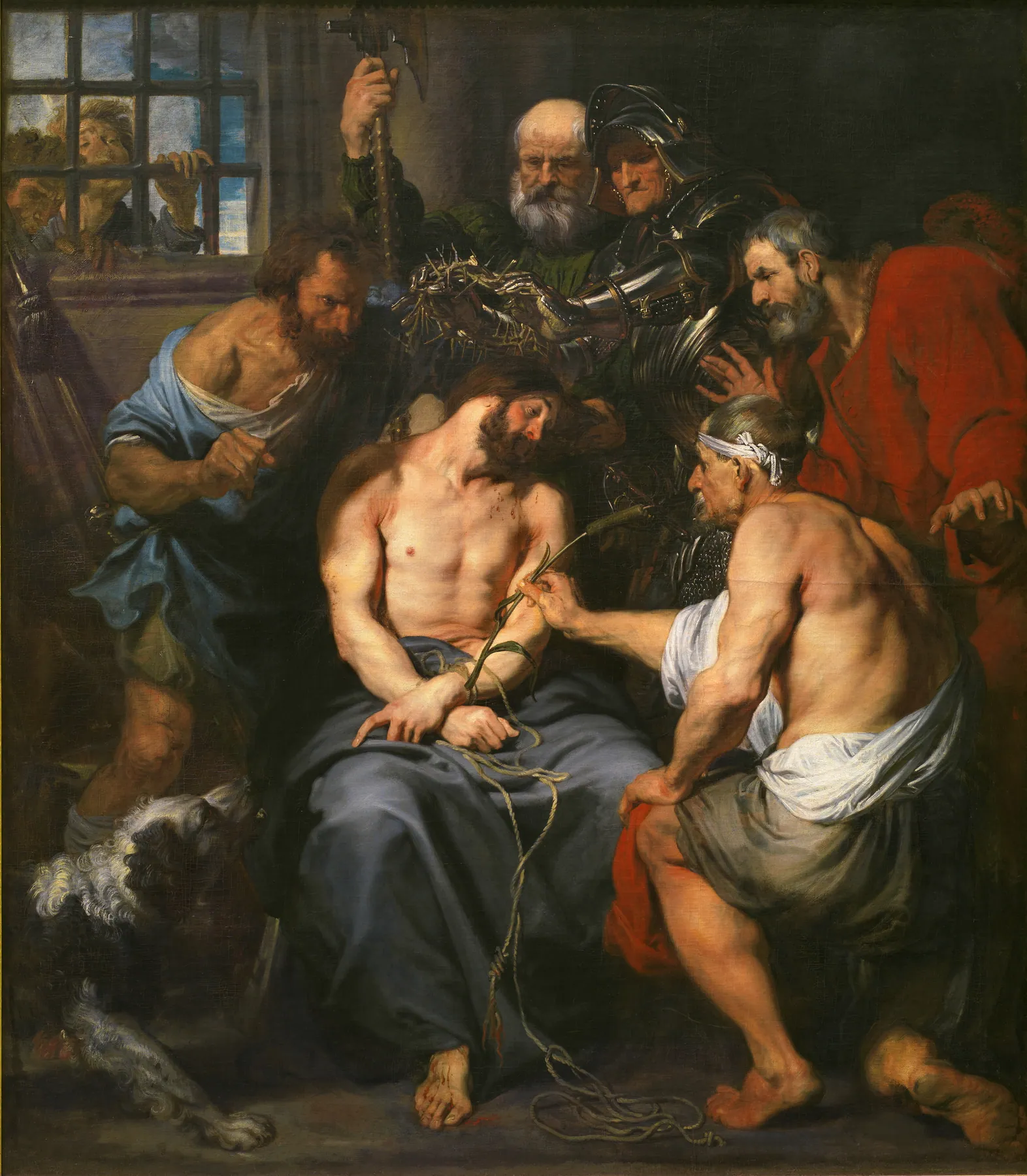 La coronación de espinas, de Anthony van Dyck