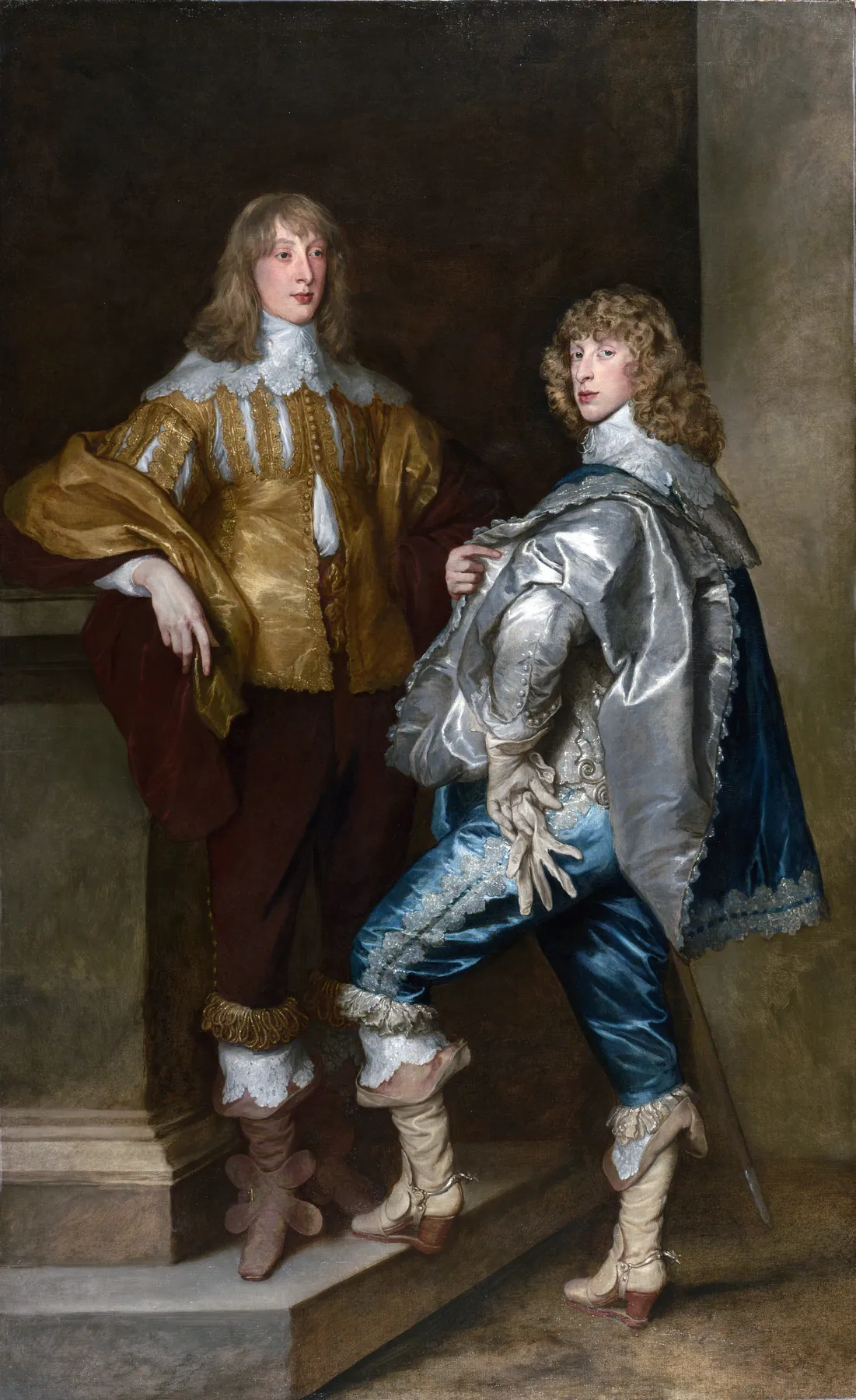 Lord John Stuart y su hermano Lord Bernard Stuart, de Anthony van Dyck