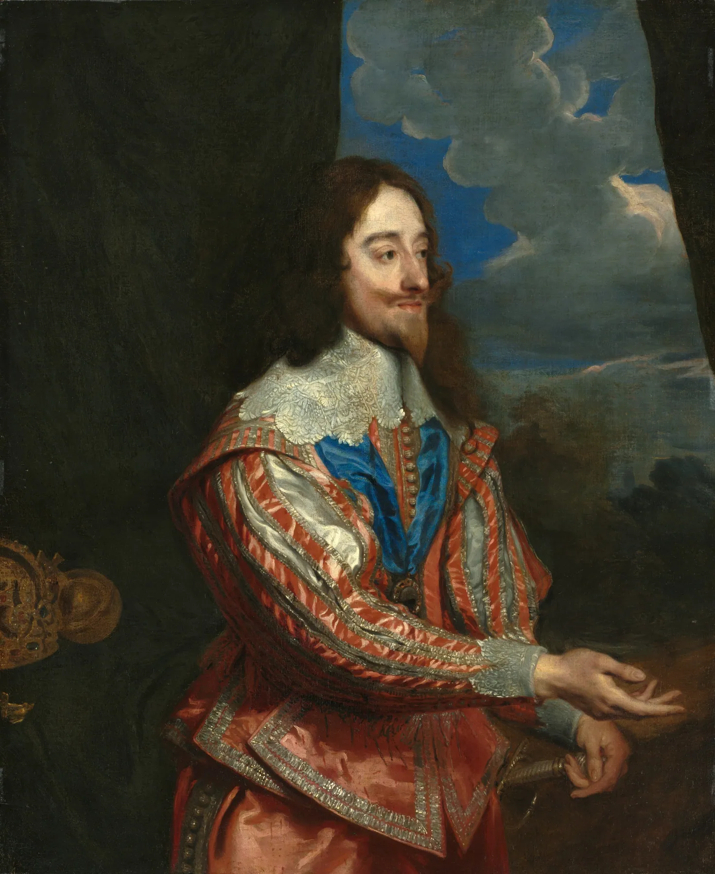 Retrato de Carlos I (1600–1649), de Anthony van Dyck
