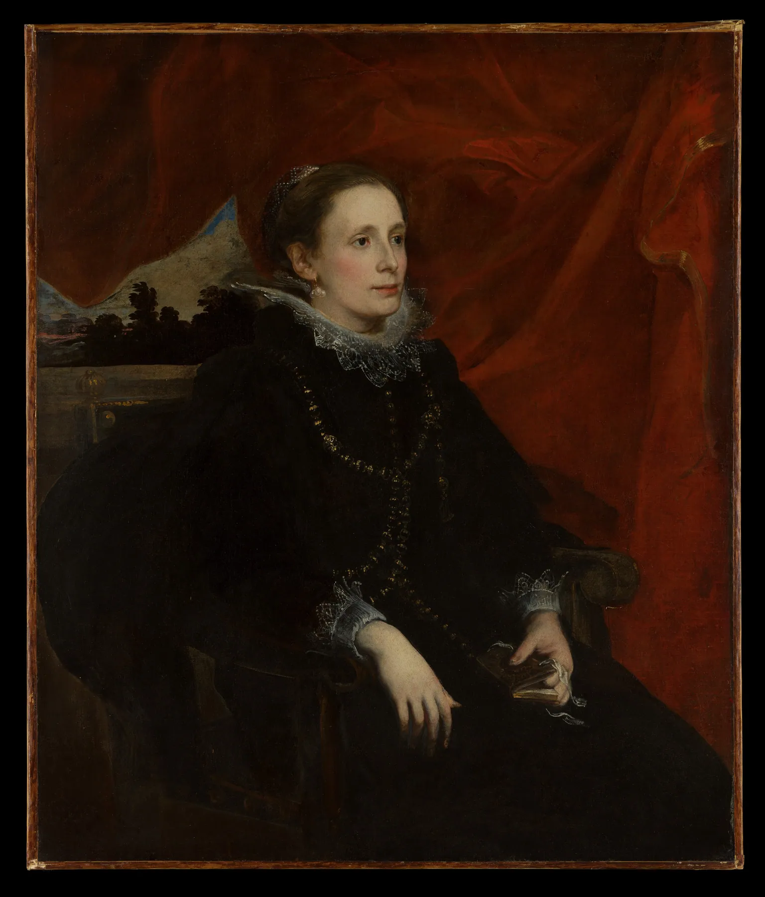 Retrato de una mujer, llamada la marquesa Durazzo, de Anthony van Dyck