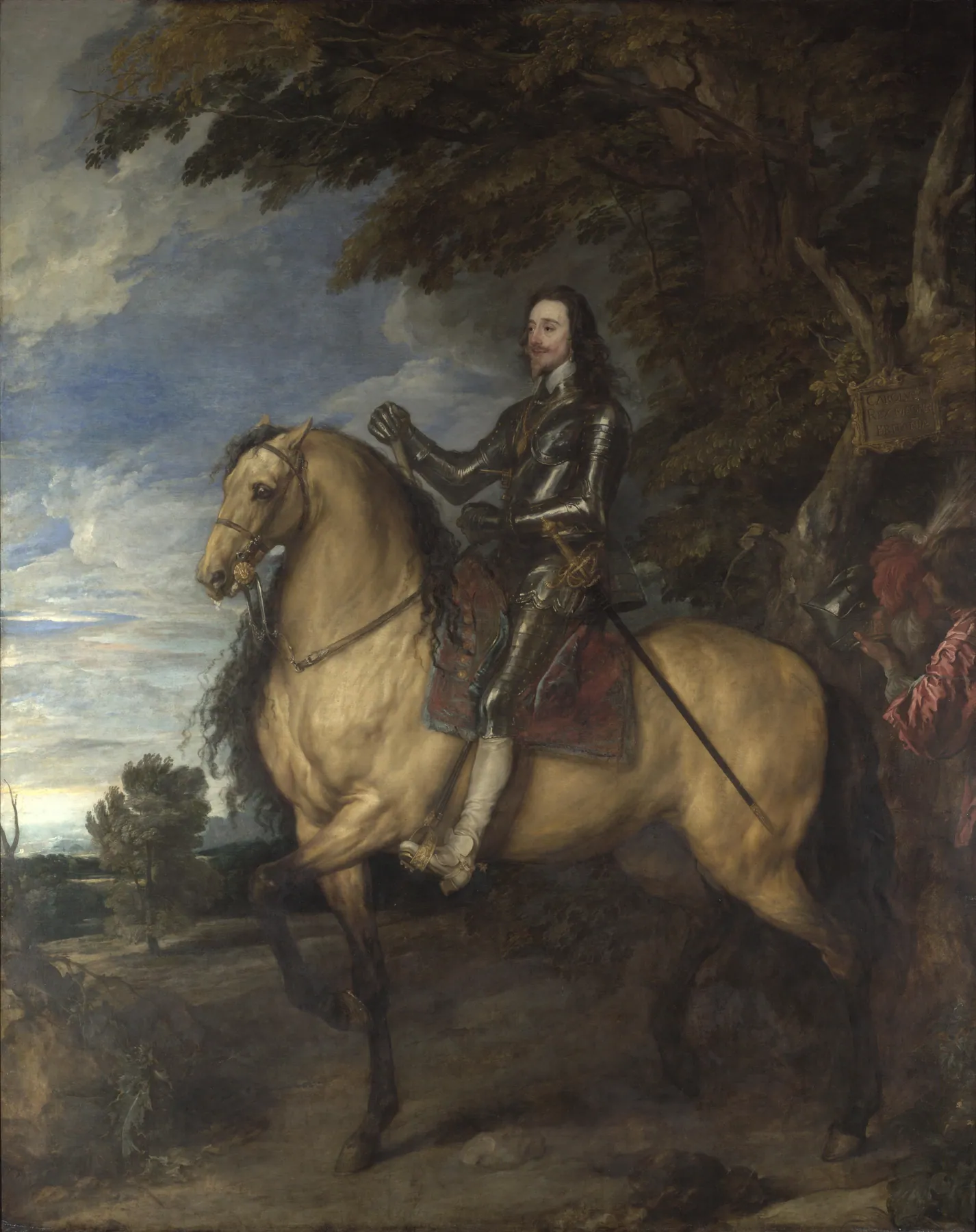 Retrato ecuestre de Carlos I, de Anthony van Dyck