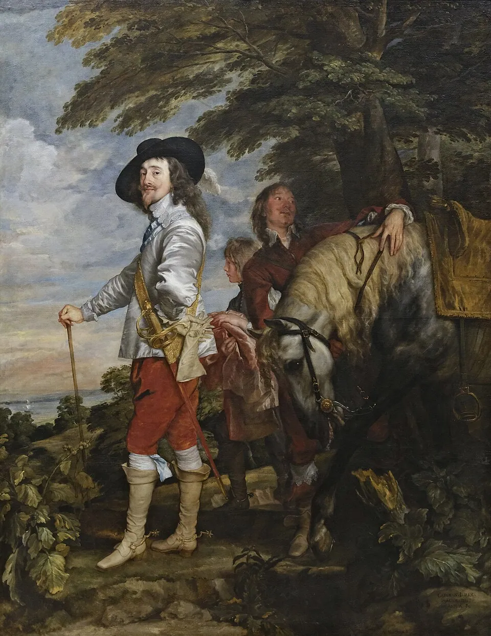 Rey Carlos I de Inglaterra, de Anthony van Dyck