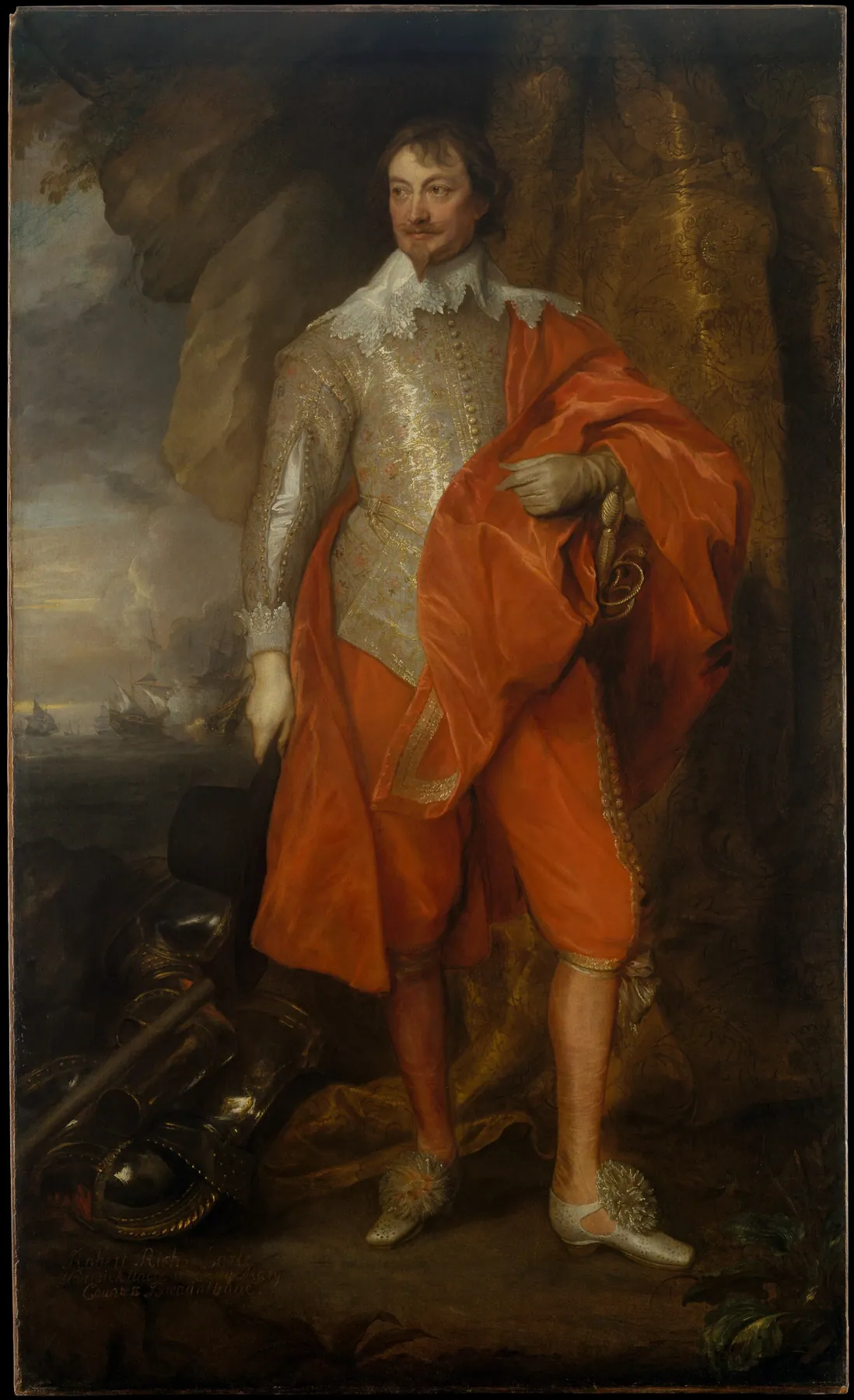 Robert Rich (1587–1658), segundo conde de Warwick, de Anthony van Dyck