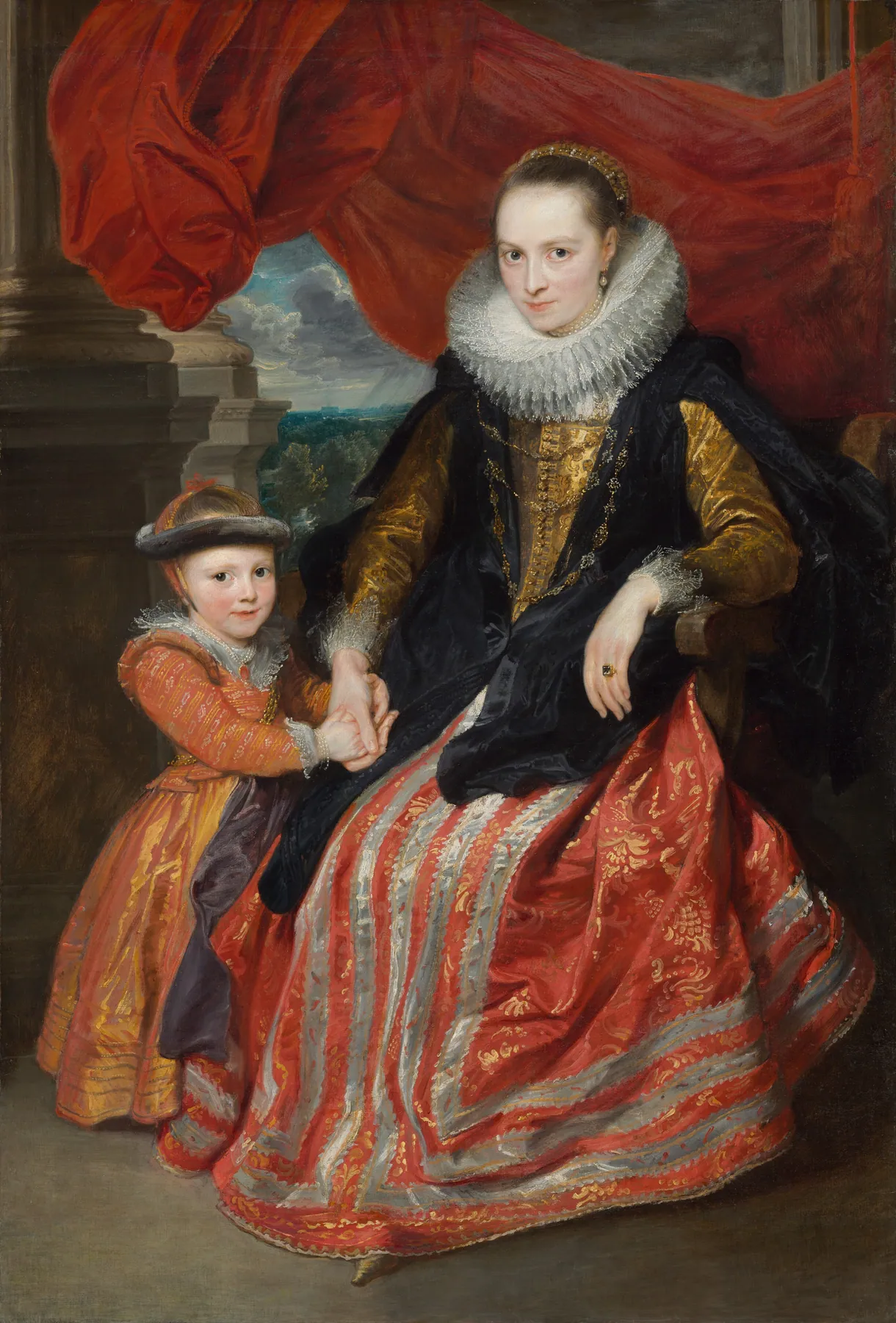 Susanna Fourment y su hija, de Anthony van Dyck
