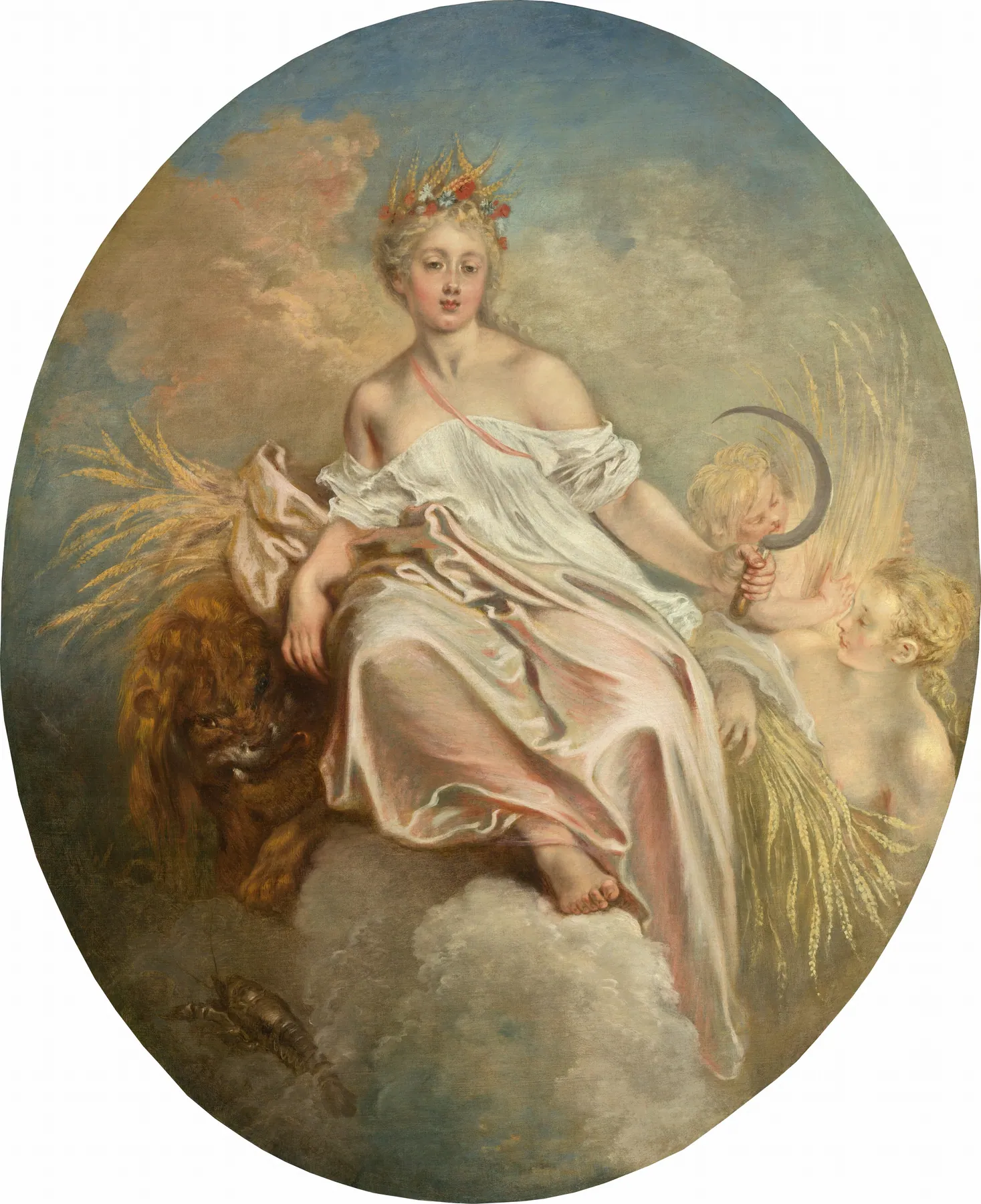 Ceres (El verano), de Antoine Watteau