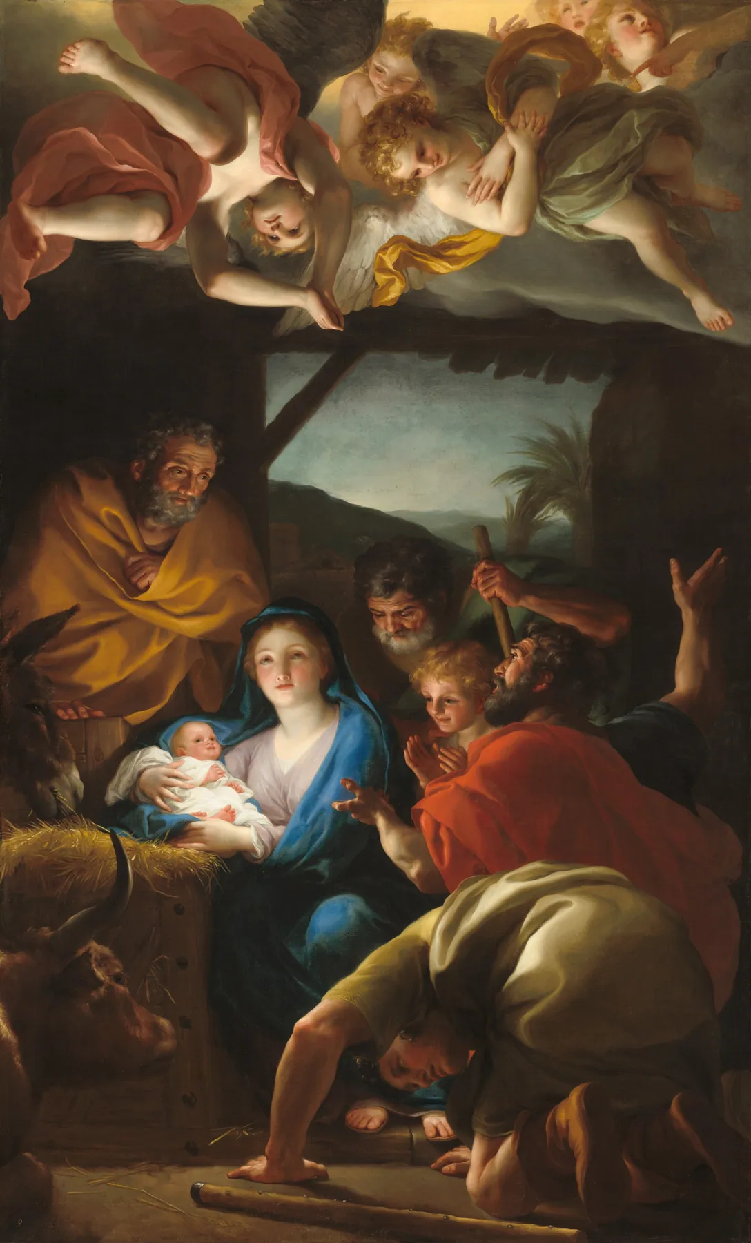 La adoración de los pastores, de Anton Raphael Mengs