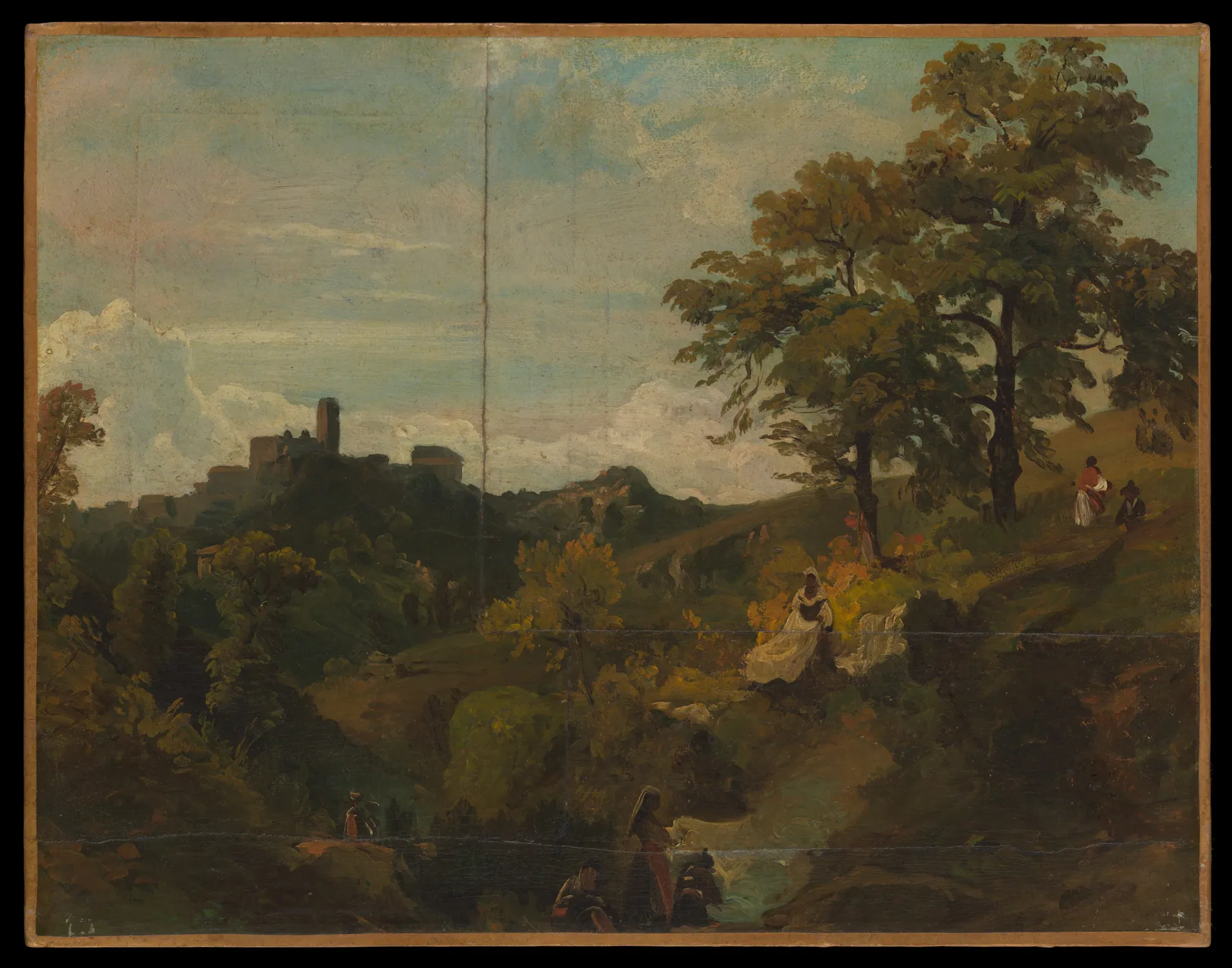 Paisaje romano, de Arnold Böcklin