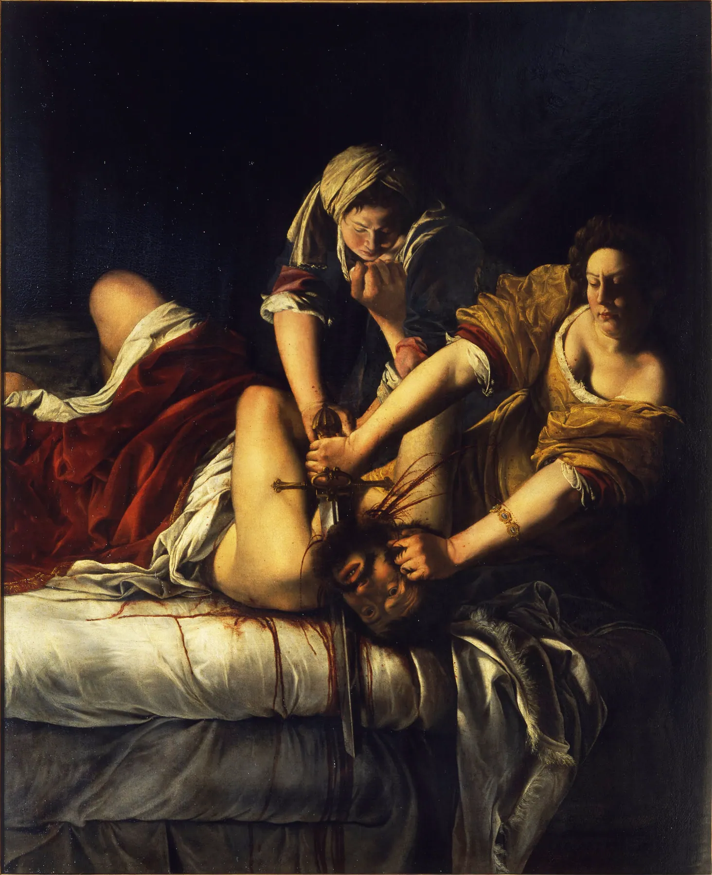 Judith decapitando a Holofernes, de Artemisia Gentileschi