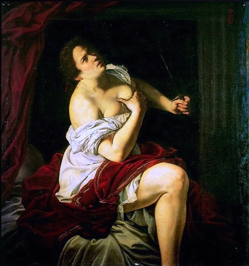 Lucrecia (Milán), de Artemisia Gentileschi