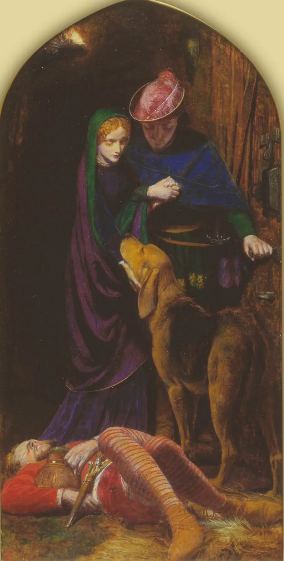 La víspera de Santa Inés, de Arthur Hughes