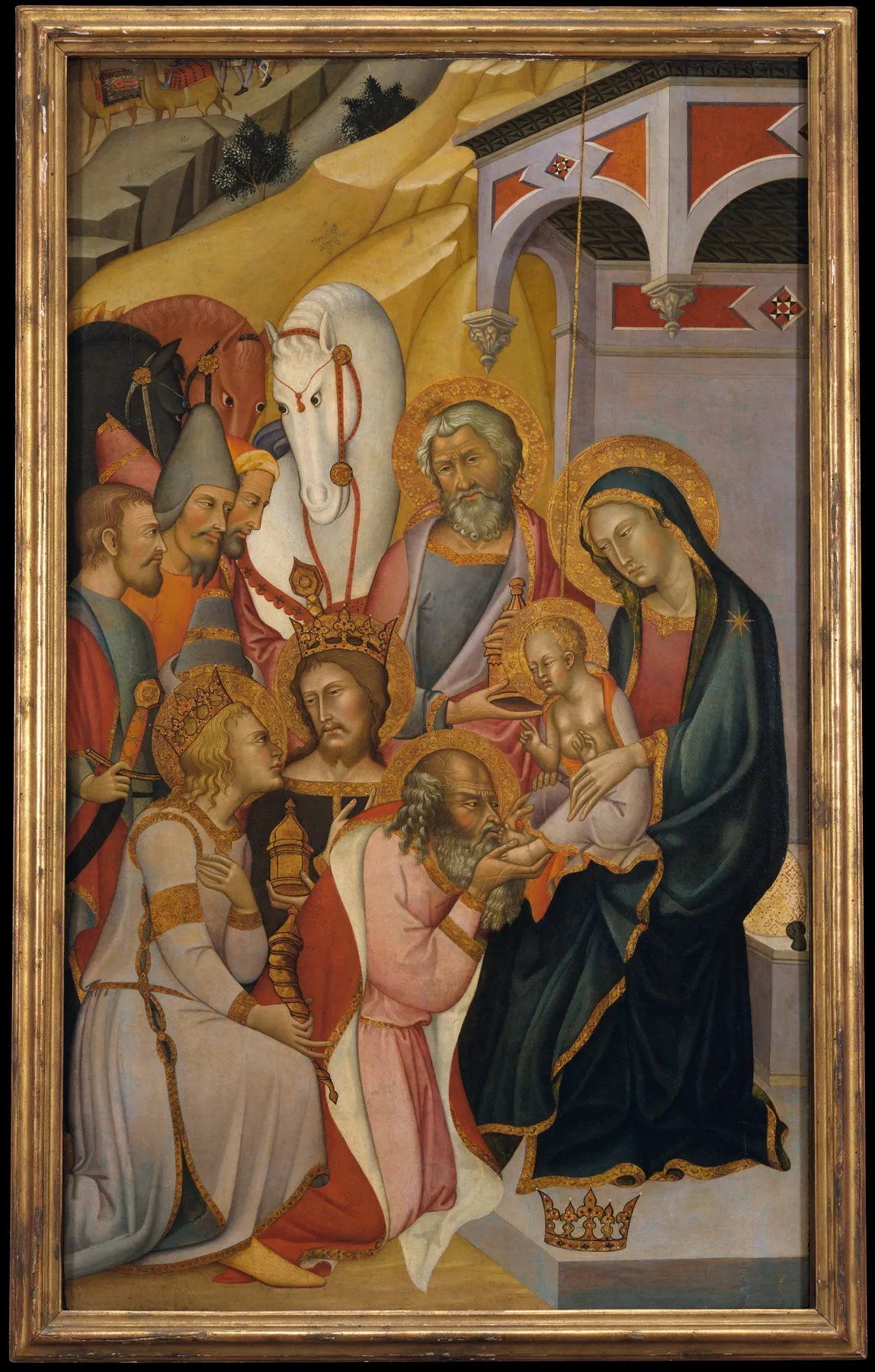 La Adoración de los Reyes Magos, de Bartolo di Fredi