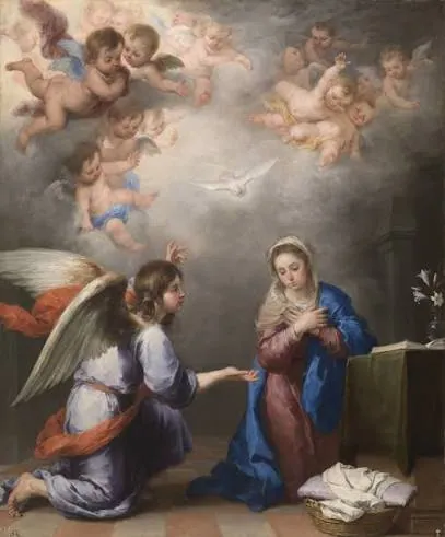 La Anunciación, de Bartolomé Esteban Murillo
