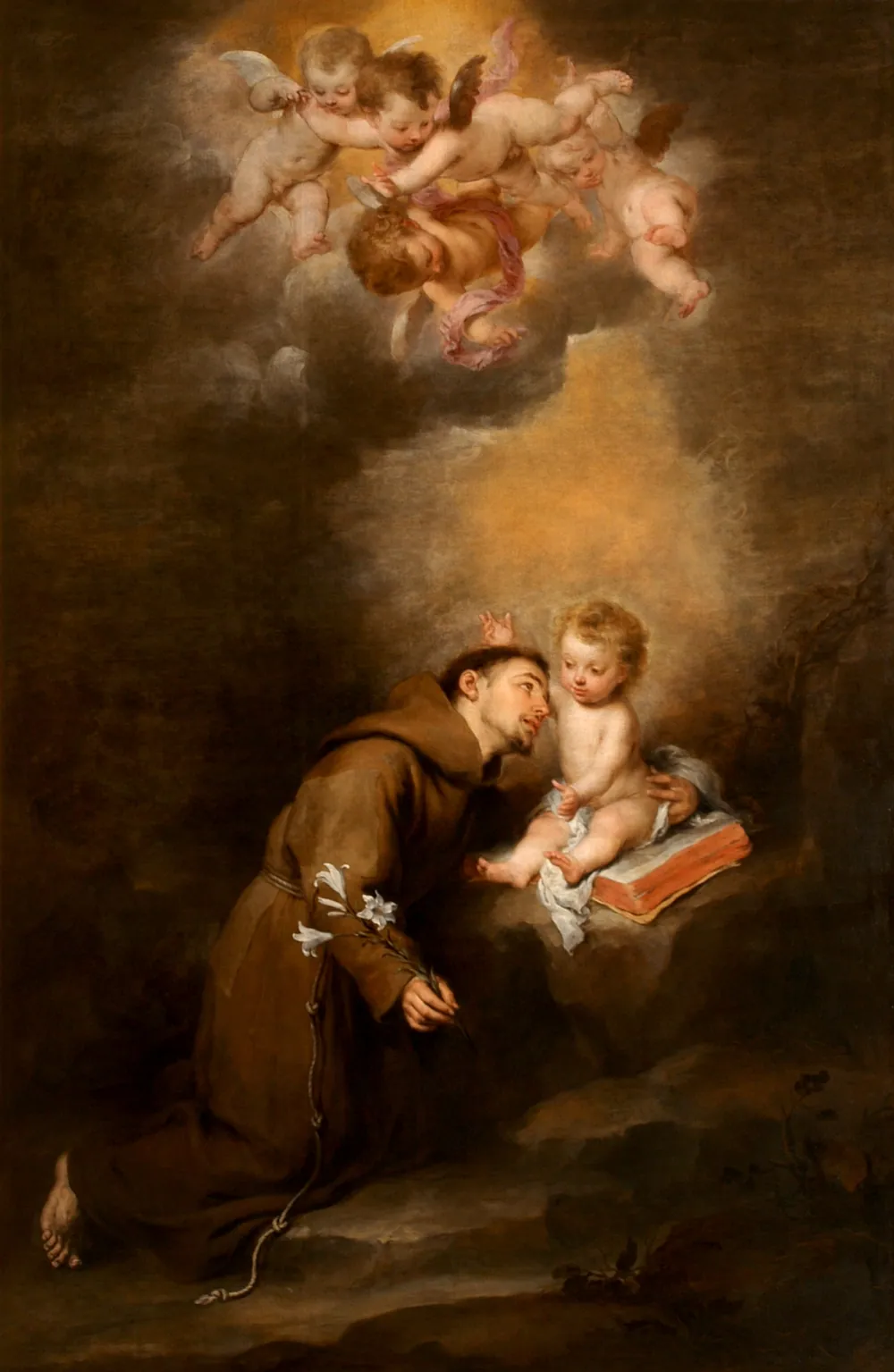 San Antonio de Padua con el Niño, de Bartolomé Esteban Murillo