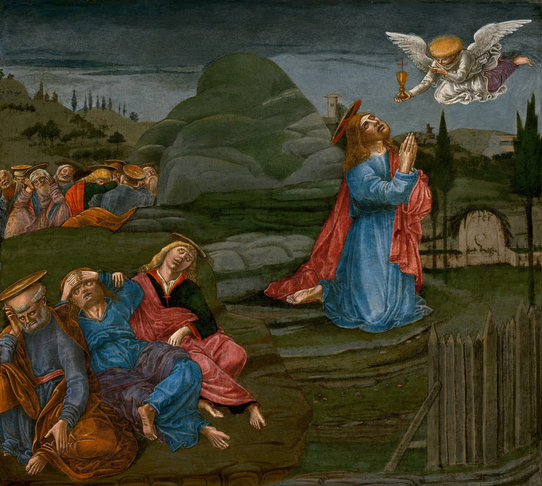 La oración en el huerto, de Benvenuto di Giovanni