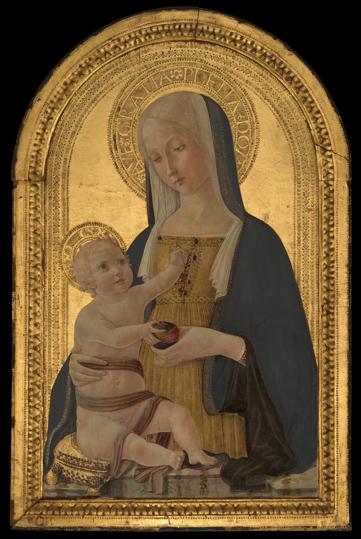 Virgen con el Niño, de Benvenuto di Giovanni
