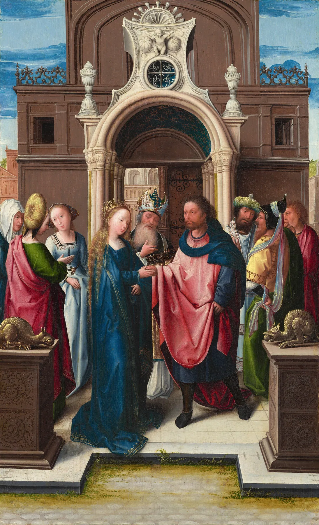 El matrimonio de la Virgen, de Bernard van Orley