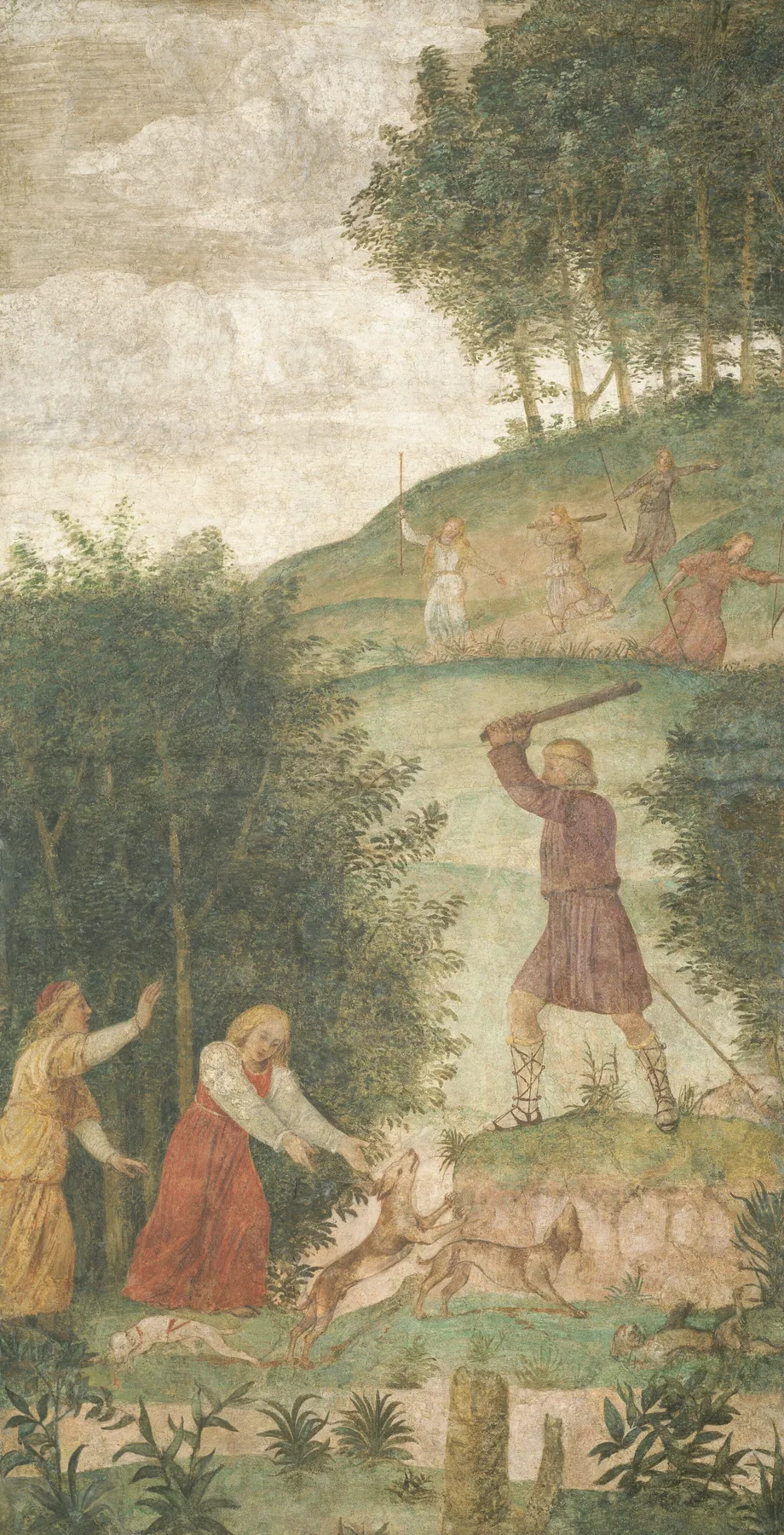 Céfalo castigado en la cacería, de Bernardino Luini