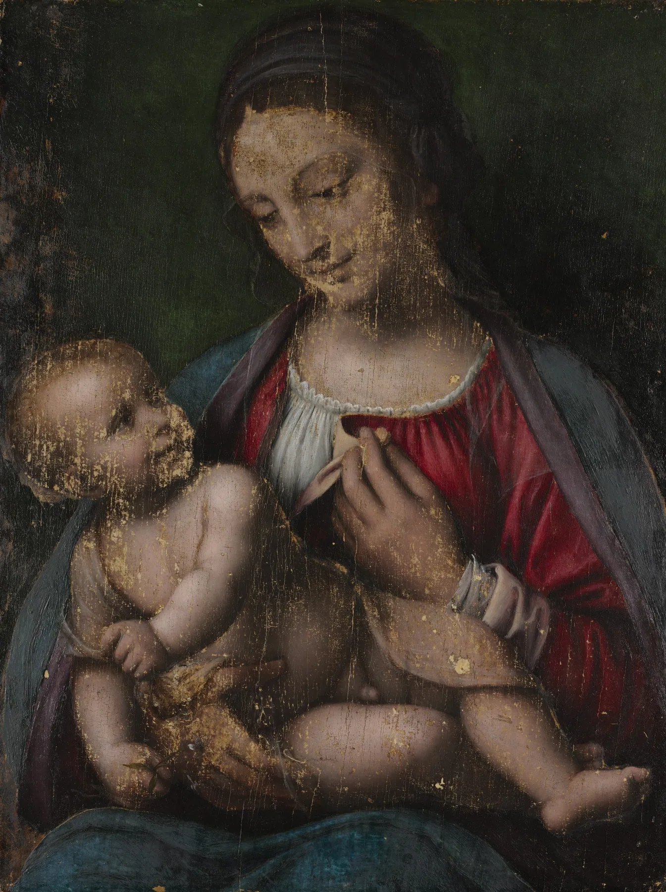 Virgen con el Niño, de Bernardino Luini