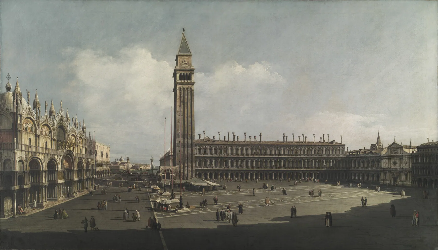 Plaza de San Marcos, Venecia, de Bernardo Bellotto