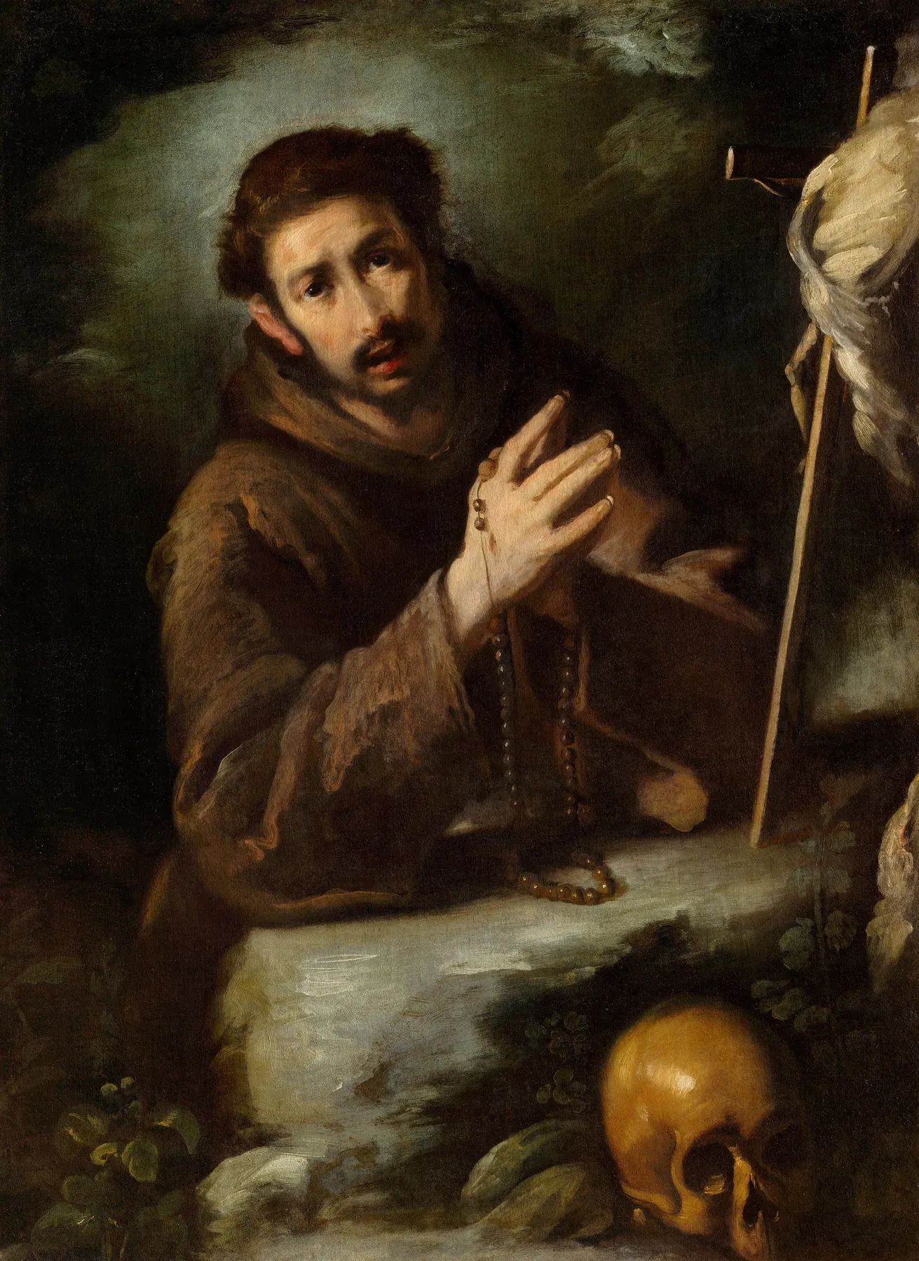 San Francisco en oración, de Bernardo Strozzi