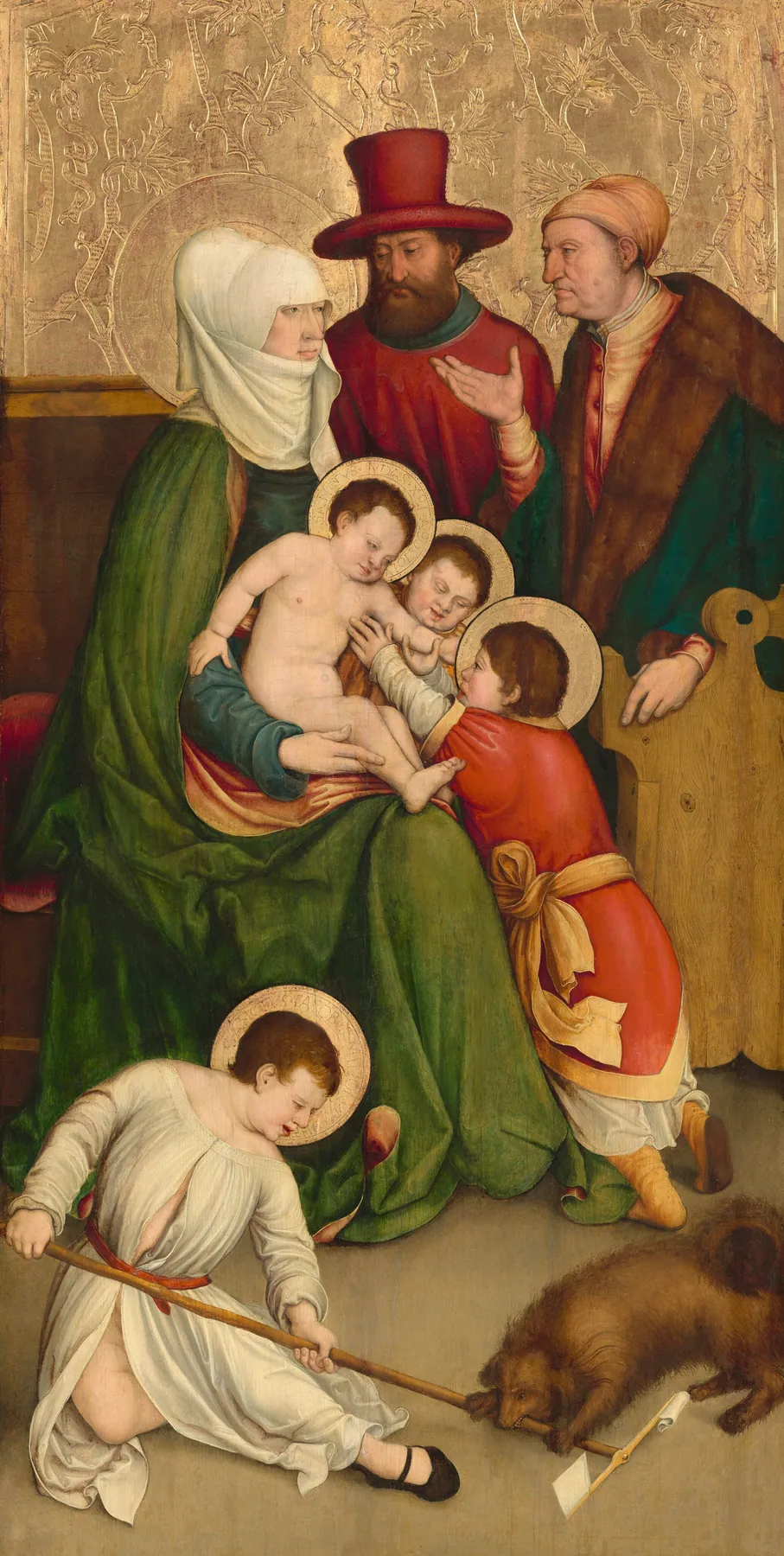 Santa María Cleofás y su familia, de Bernhard Strigel