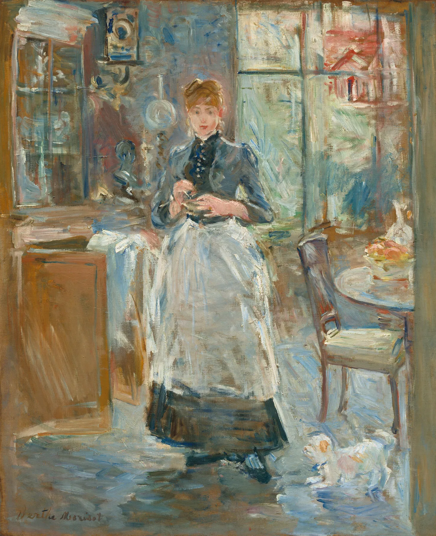En el comedor, de Berthe Morisot