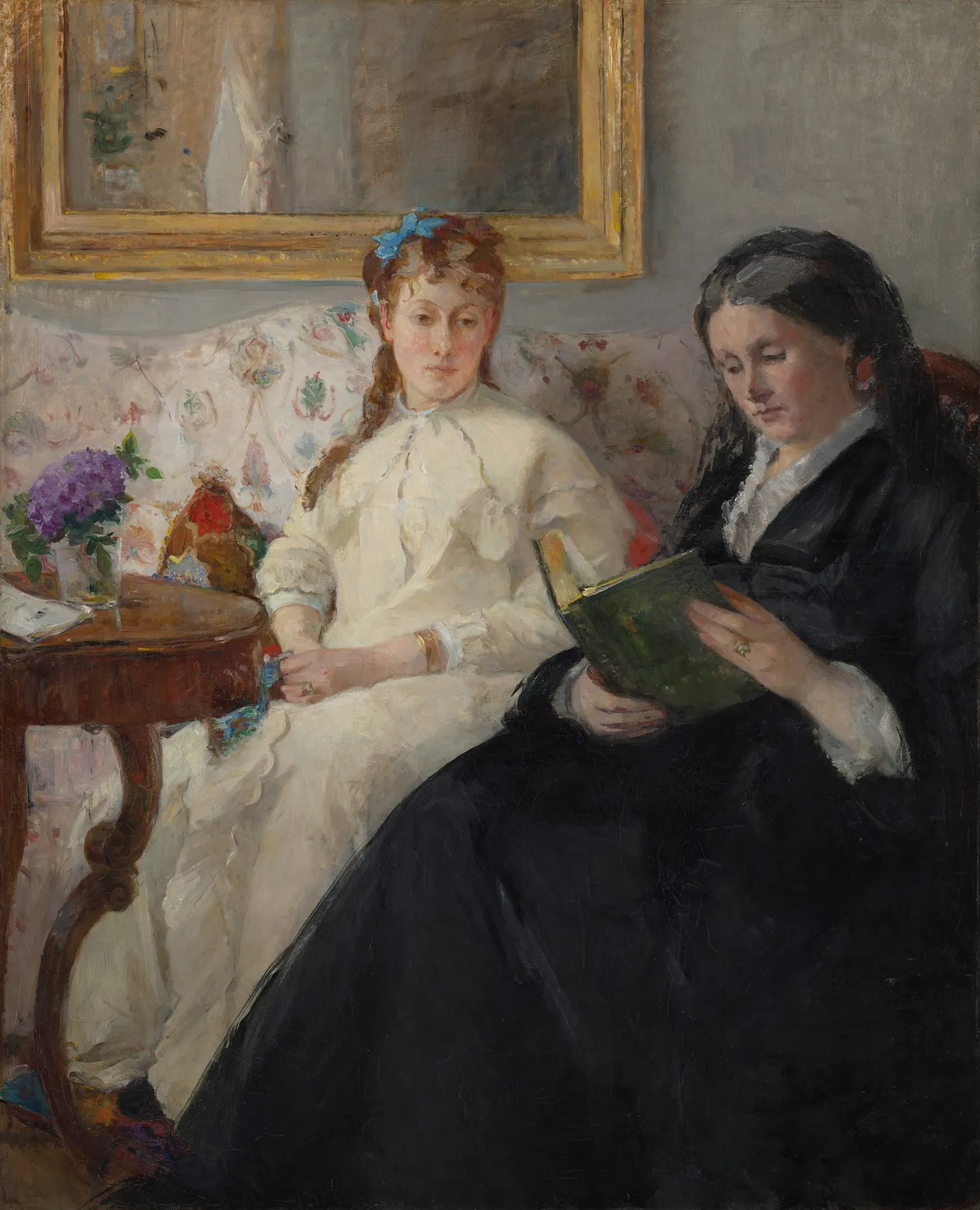La madre y la hermana de la artista, de Berthe Morisot