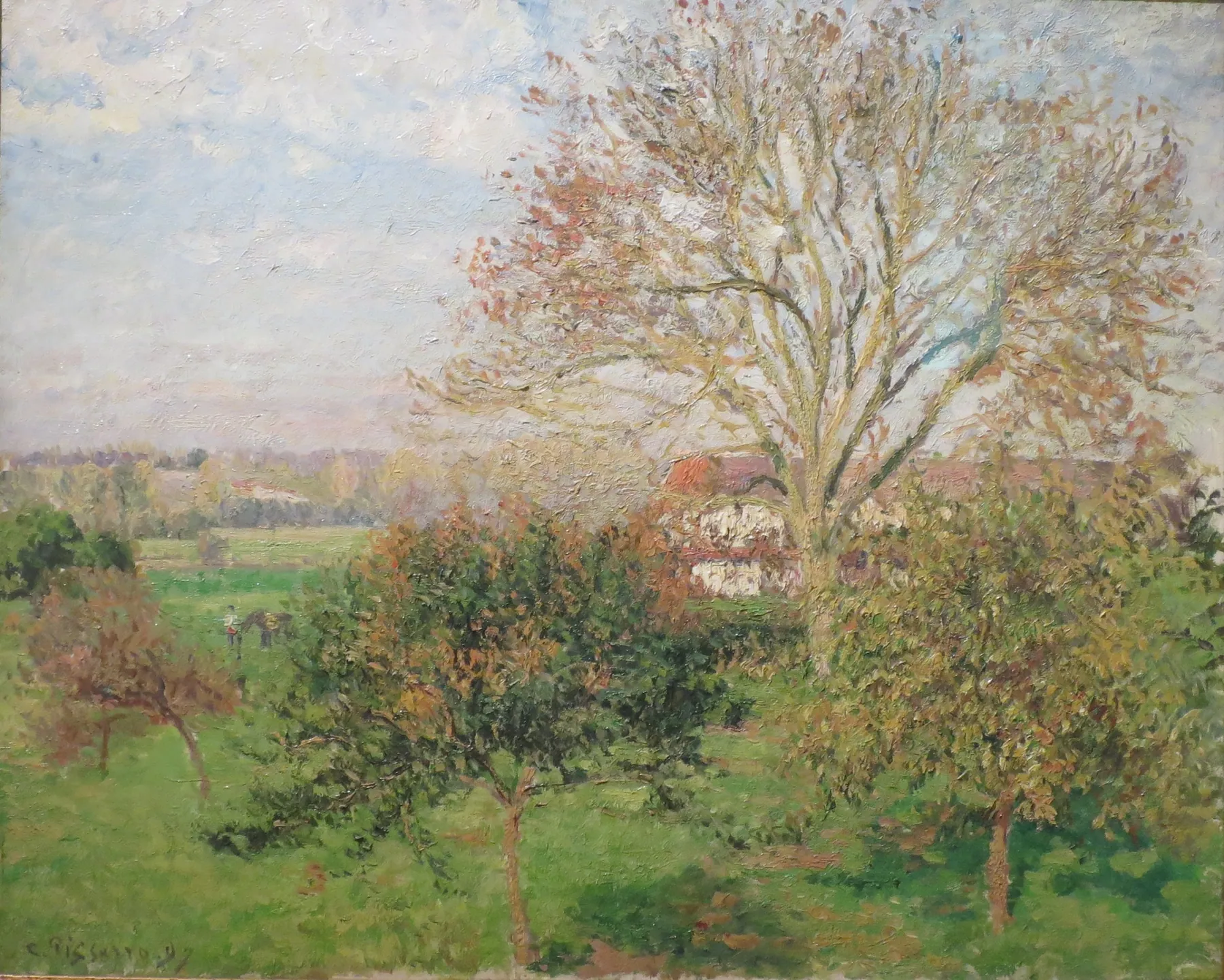 Otoño en Éragny, de Camille Pissarro