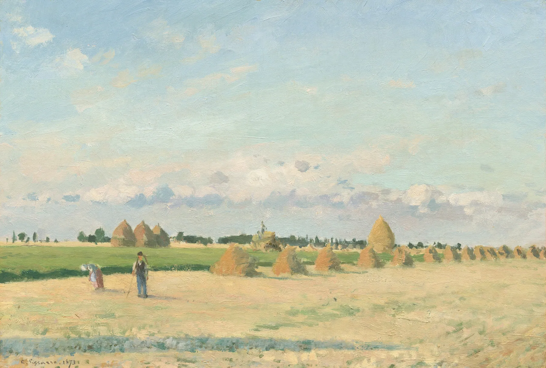 Paisaje, Isla de Francia, de Camille Pissarro