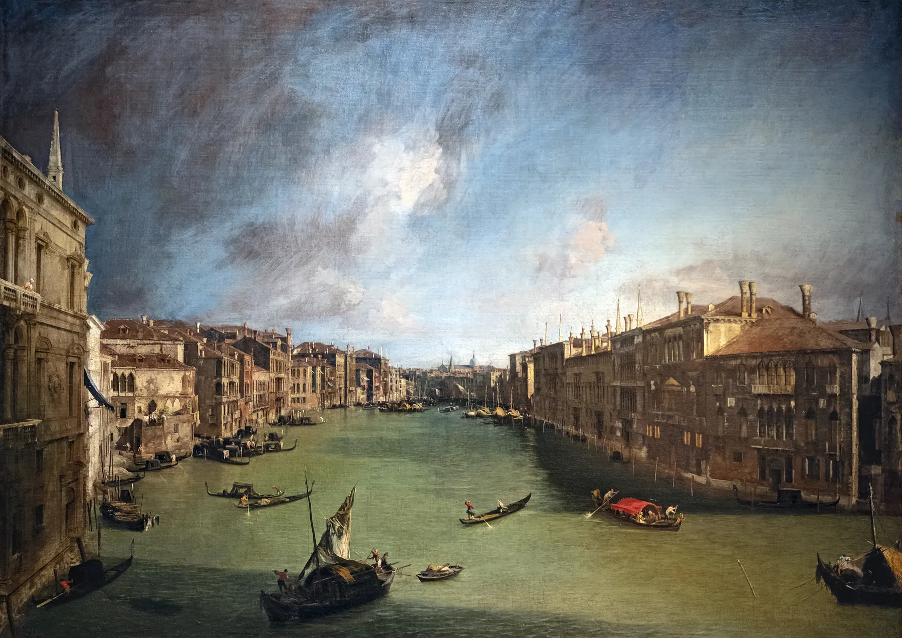 El Gran Canal desde el Palacio Balbi, de Canaletto